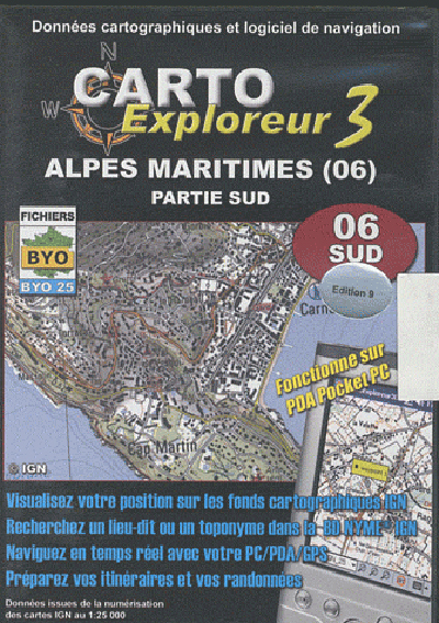 **ALPES MARITIMES SUD CD-ROM