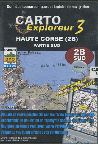 **HAUTE CORSE-SUD CD-ROM 1/25**