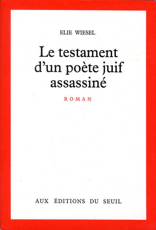Le Testament d'un poète juif assassiné