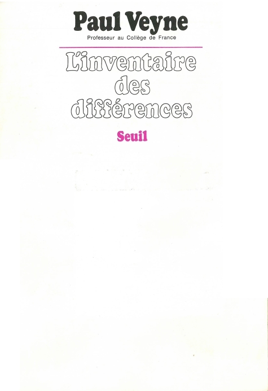 Inventaire des différences