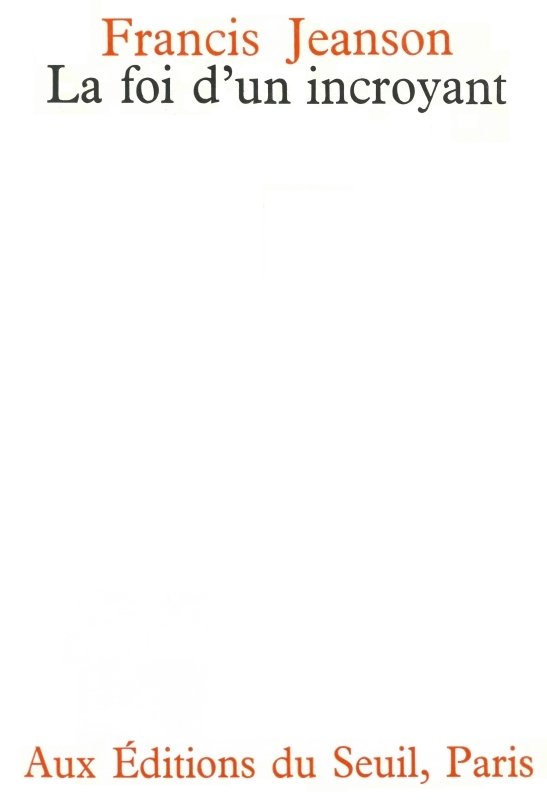 La Foi d'un incroyant