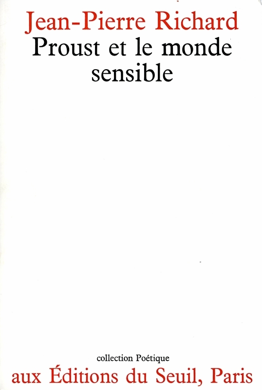 Proust et le Monde sensible