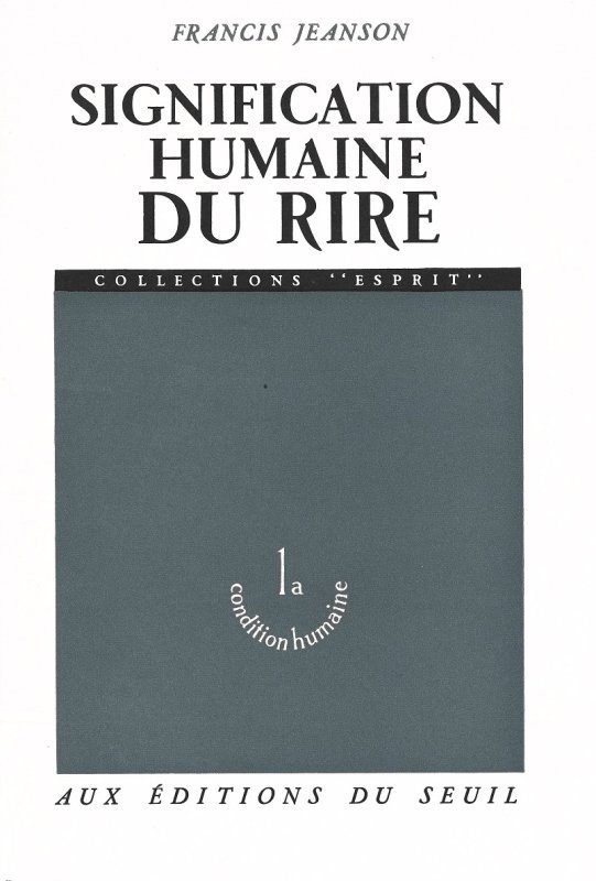 Signification humaine du rire