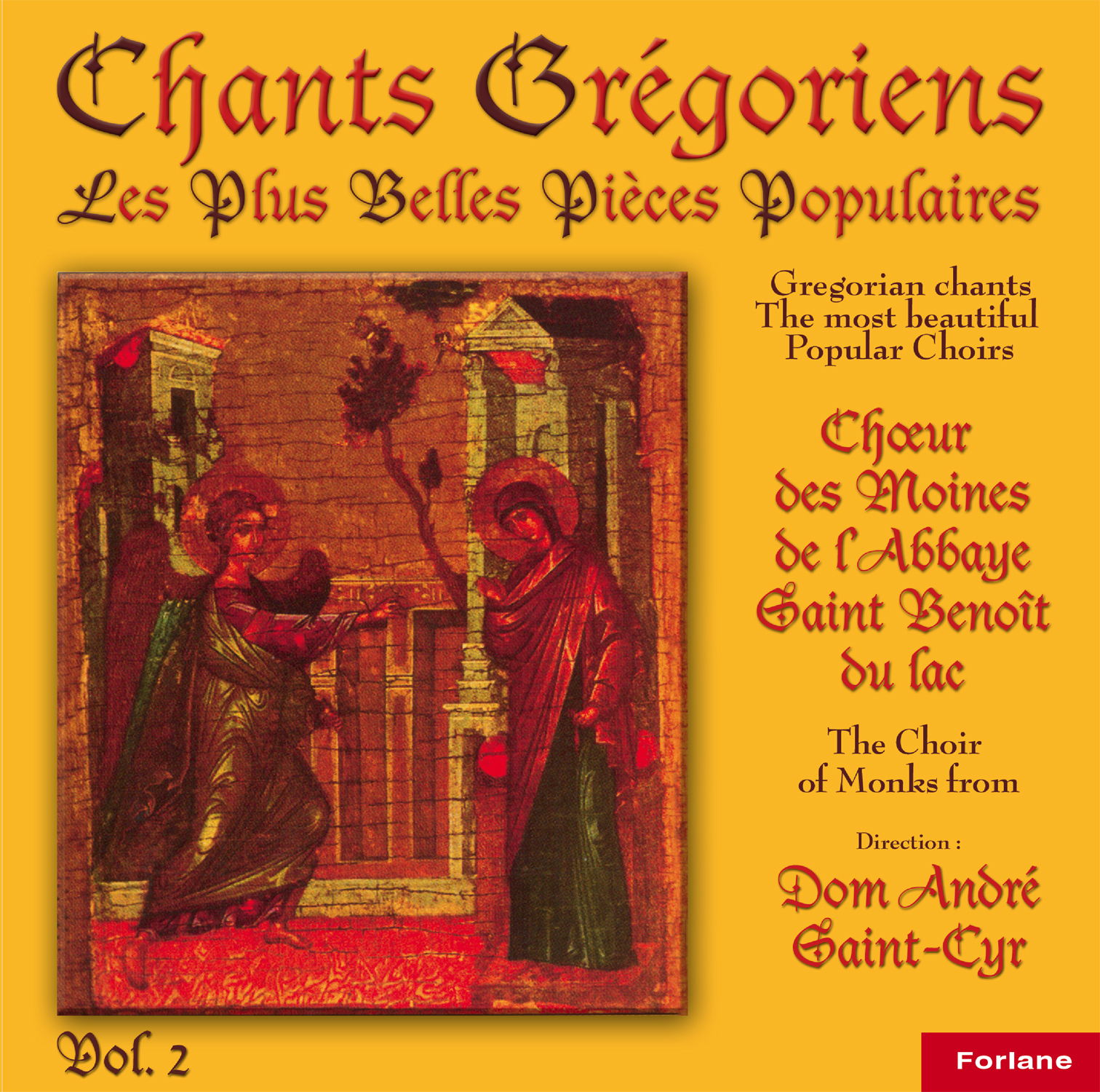 7 chants grégoriens: les plus belles pièces populaires vol 2