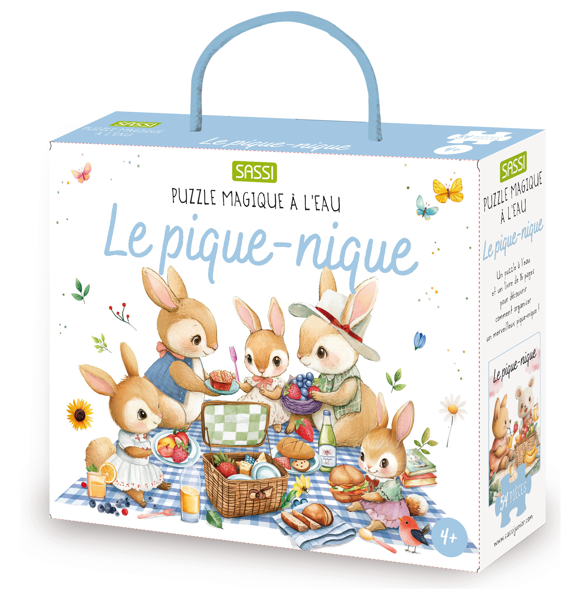 Puzzle magique à l'eau - Le pique-nique