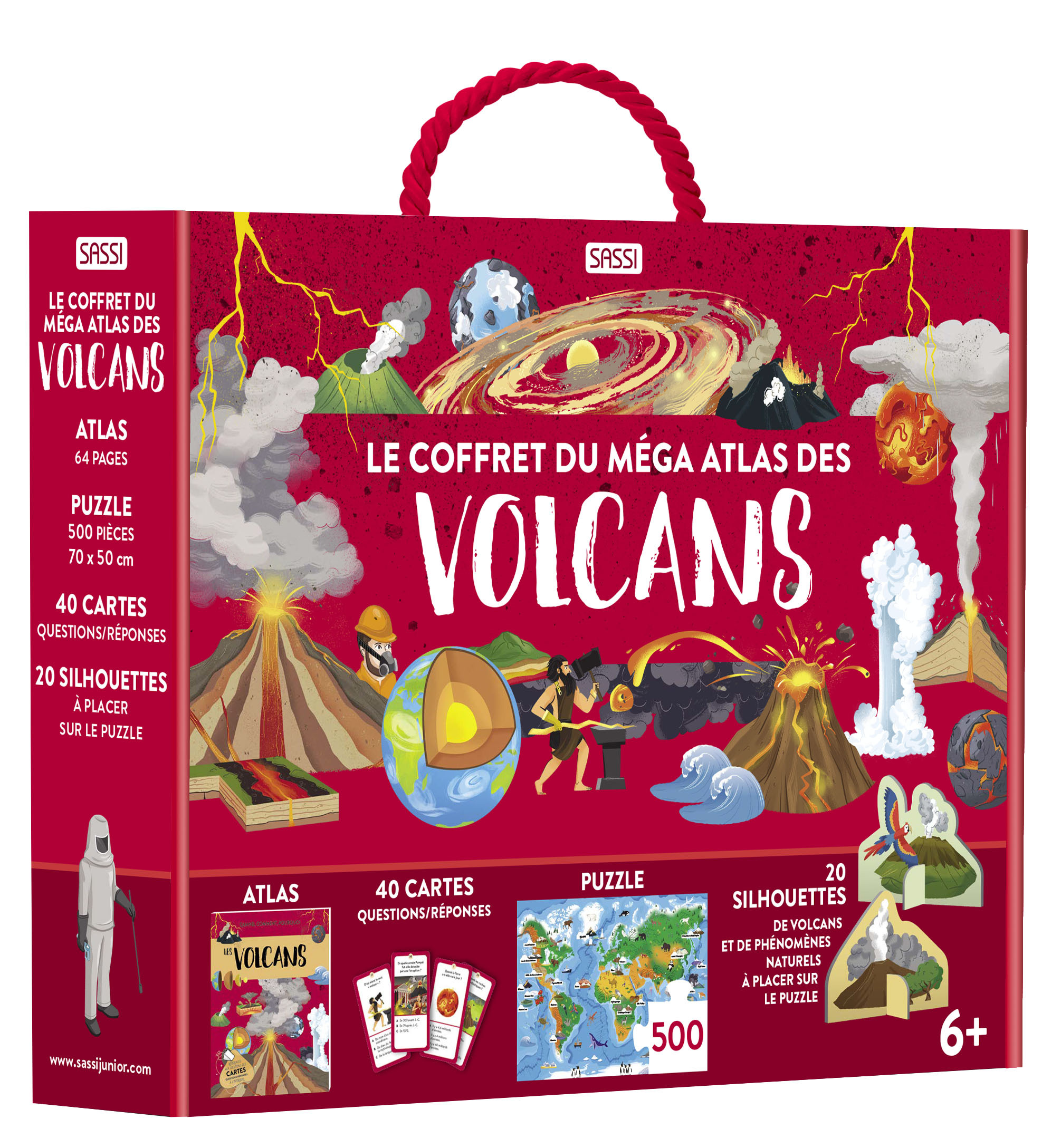 Le coffret du méga atlas des volcans - N.E. 2023