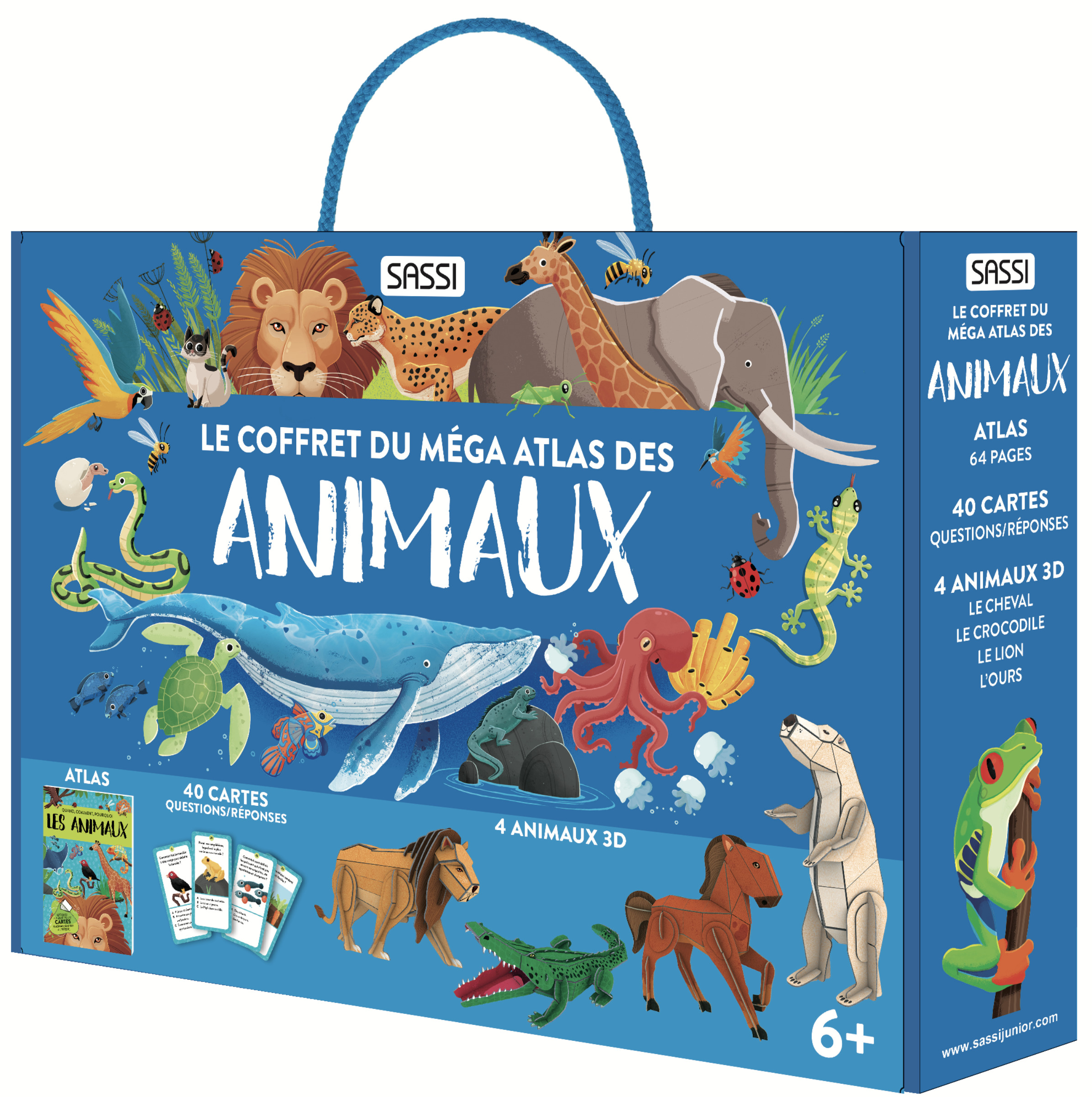 Le coffret du méga atlas des animaux - N.E. 2024