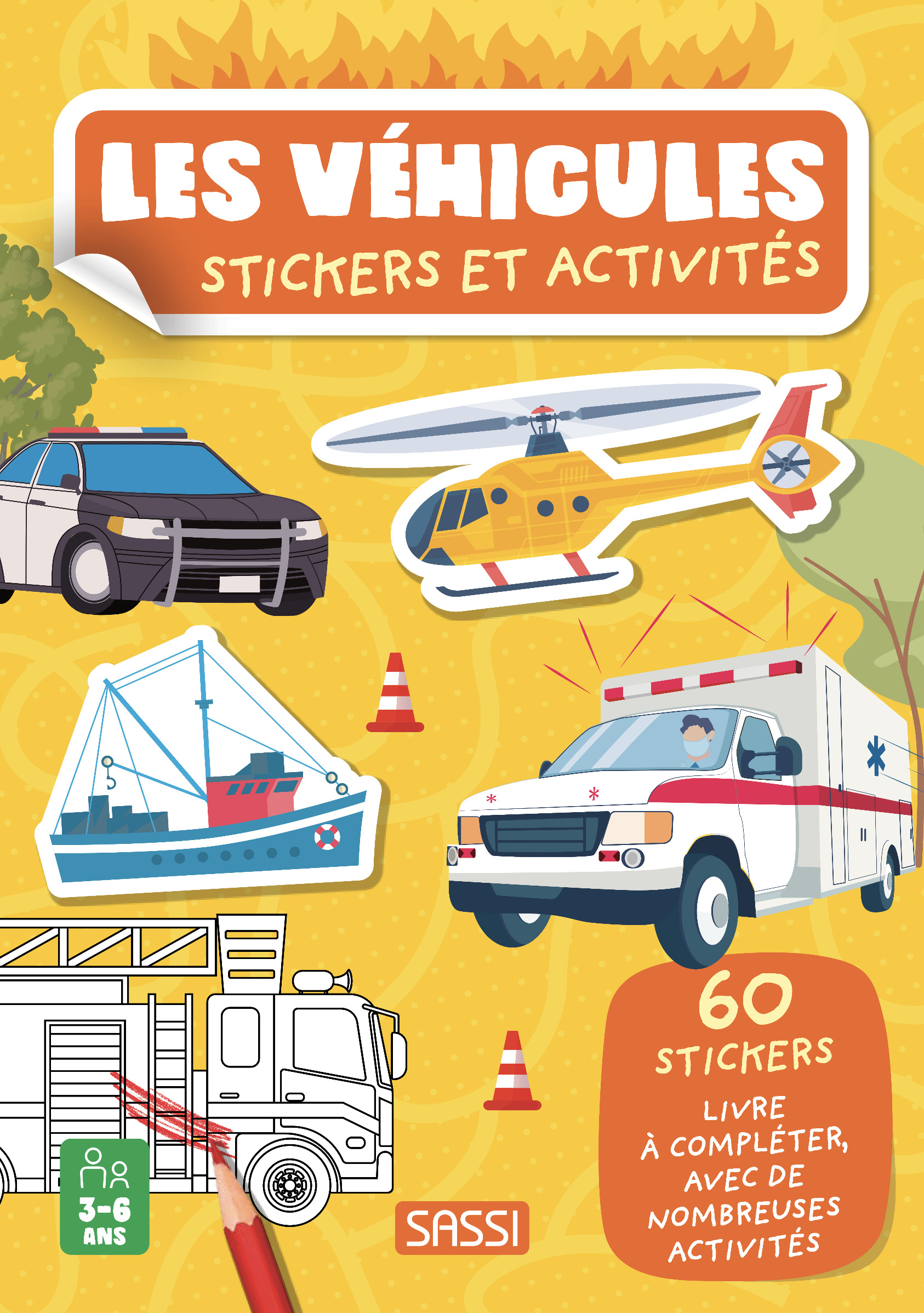 Les véhicules - Stickers et activités