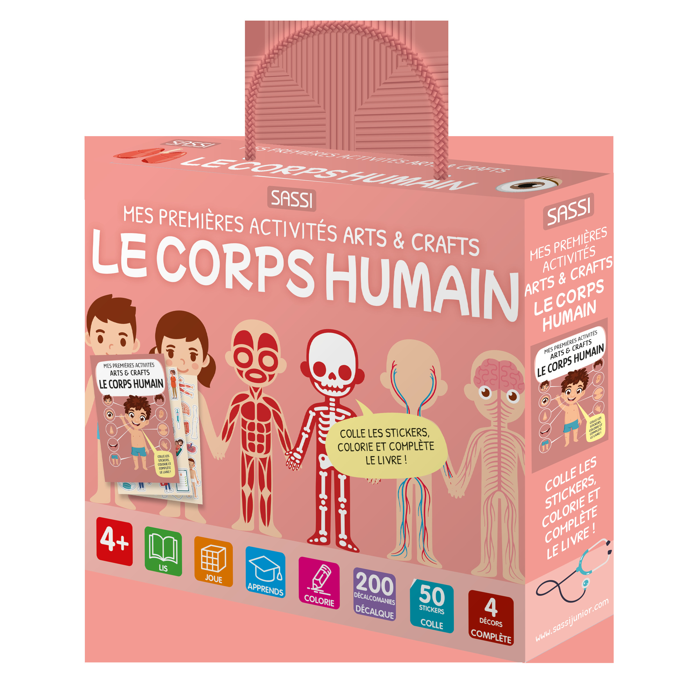 Le corps humain - Mes premières activités arts & crafts