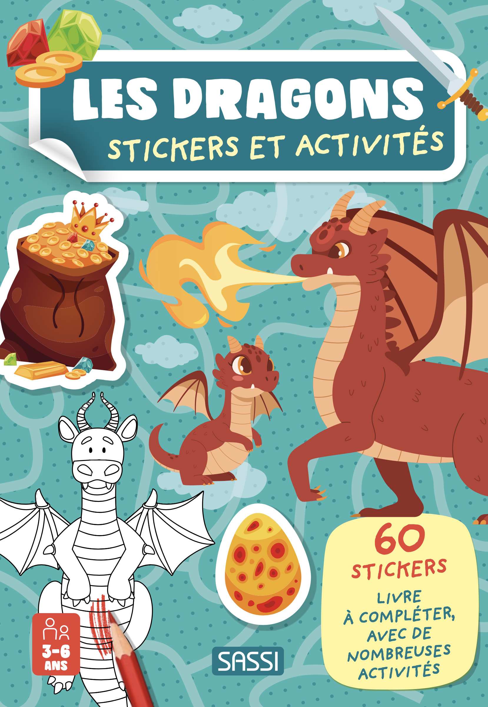 Le dragons - Stickers et activités