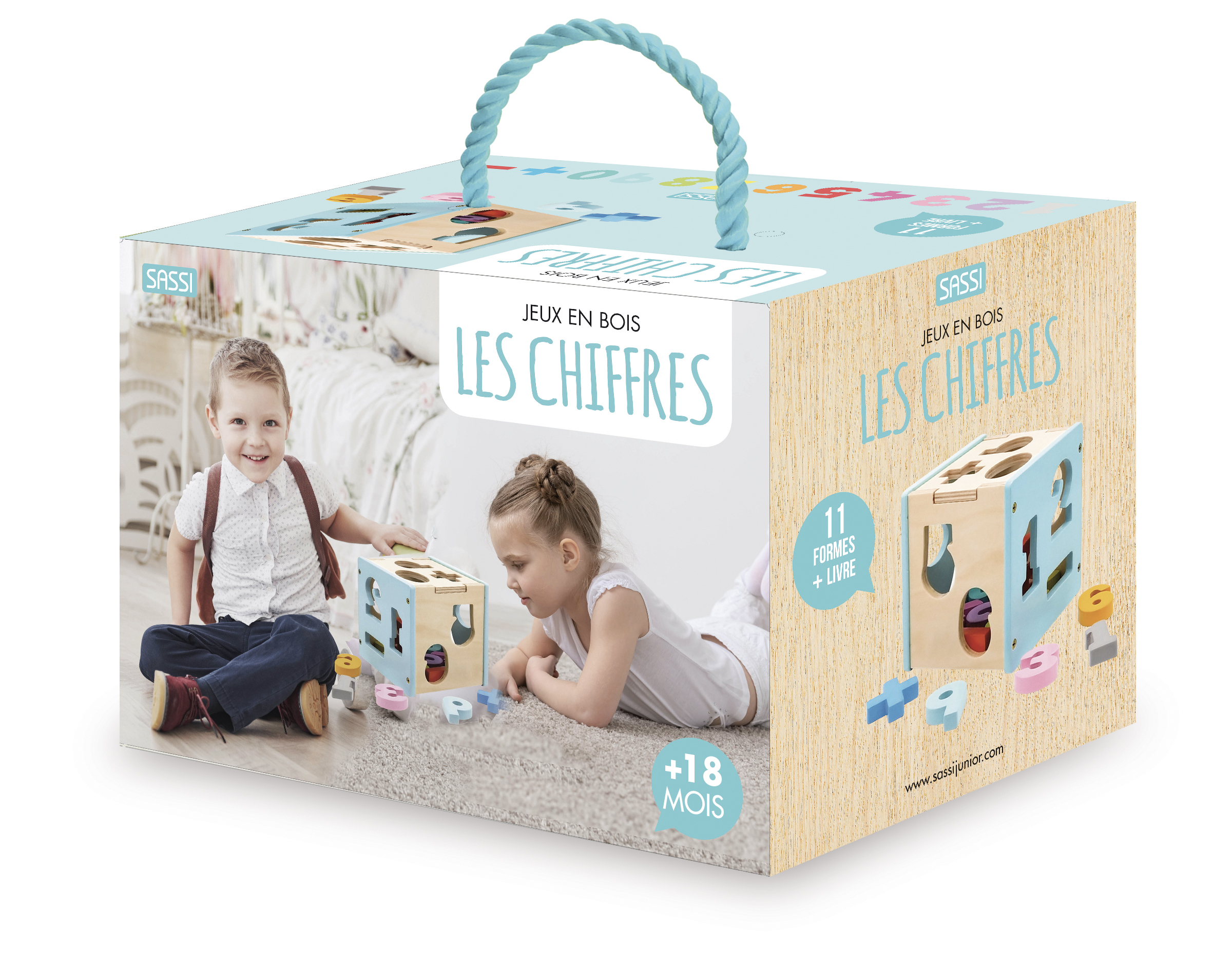 Jeux en bois - Les chiffres