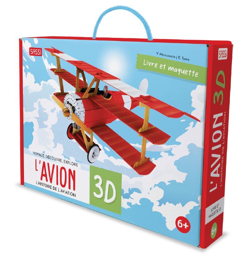 Voyage, découvre, explore L'avion 3D l'histoire de l'aviation 