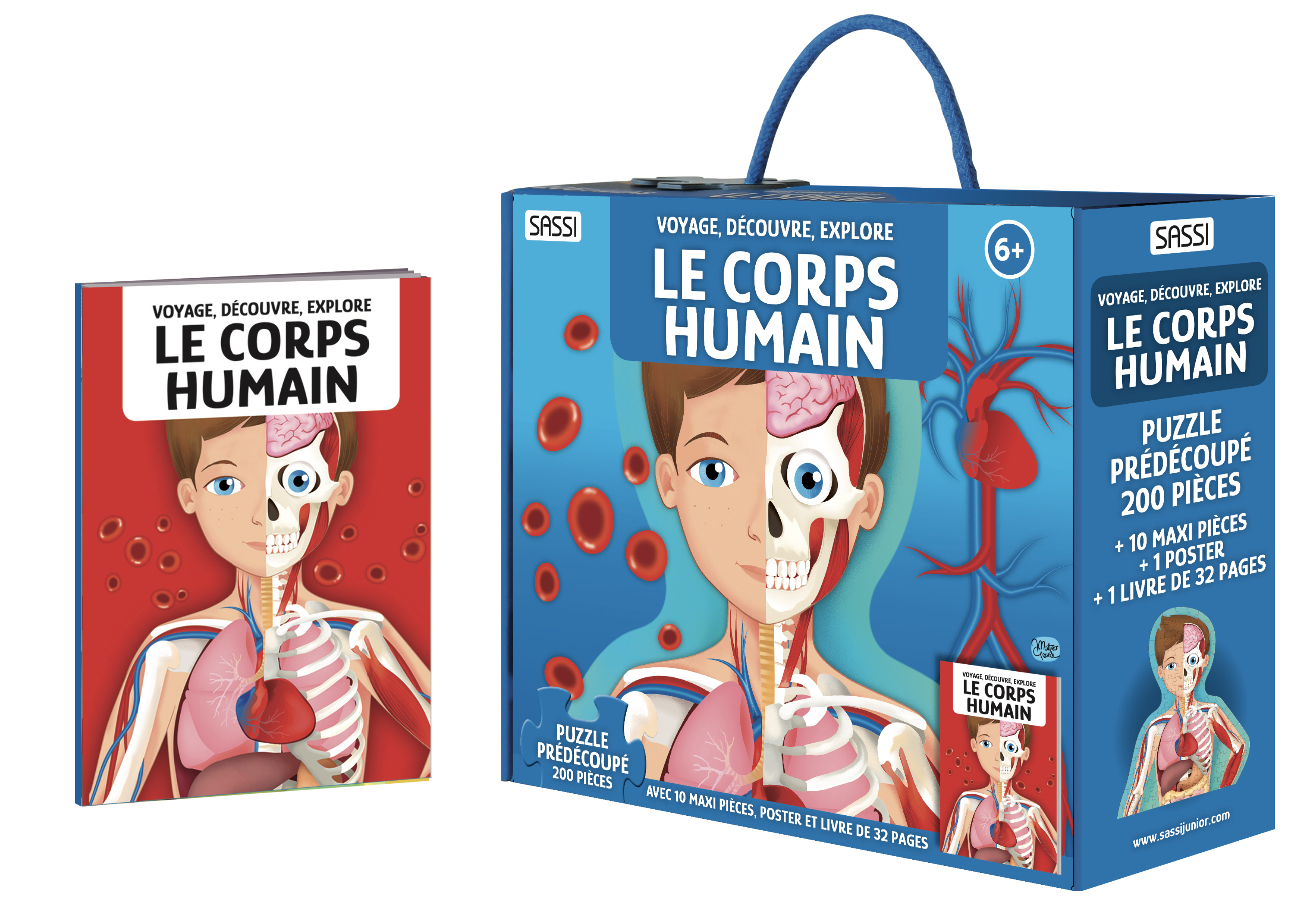 Voyage, découvre, explore - Le corps humain - N.E. 2024