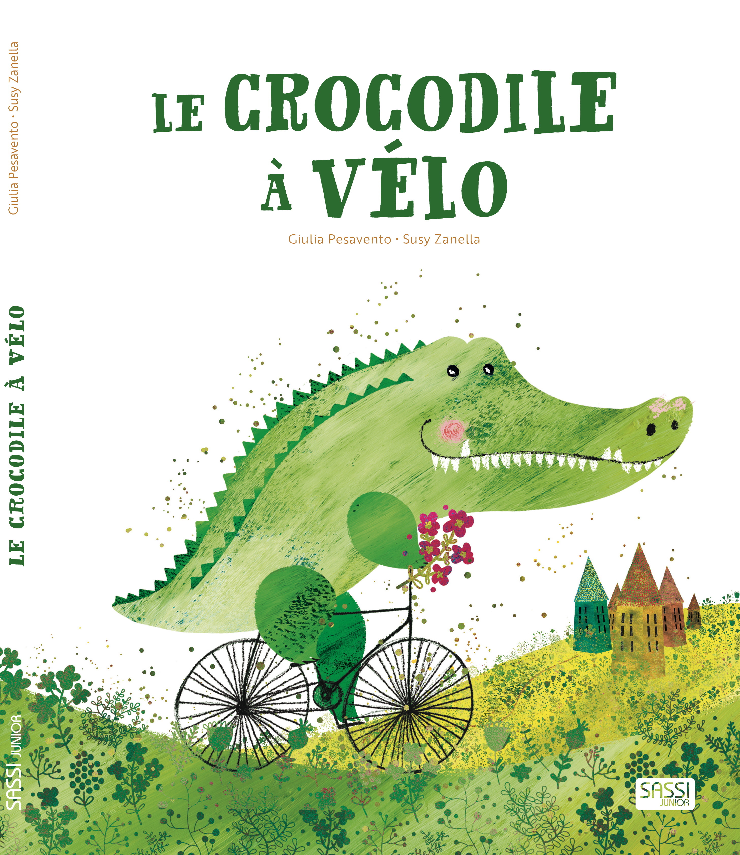 Editions Sassi - Le crocodile à vélo