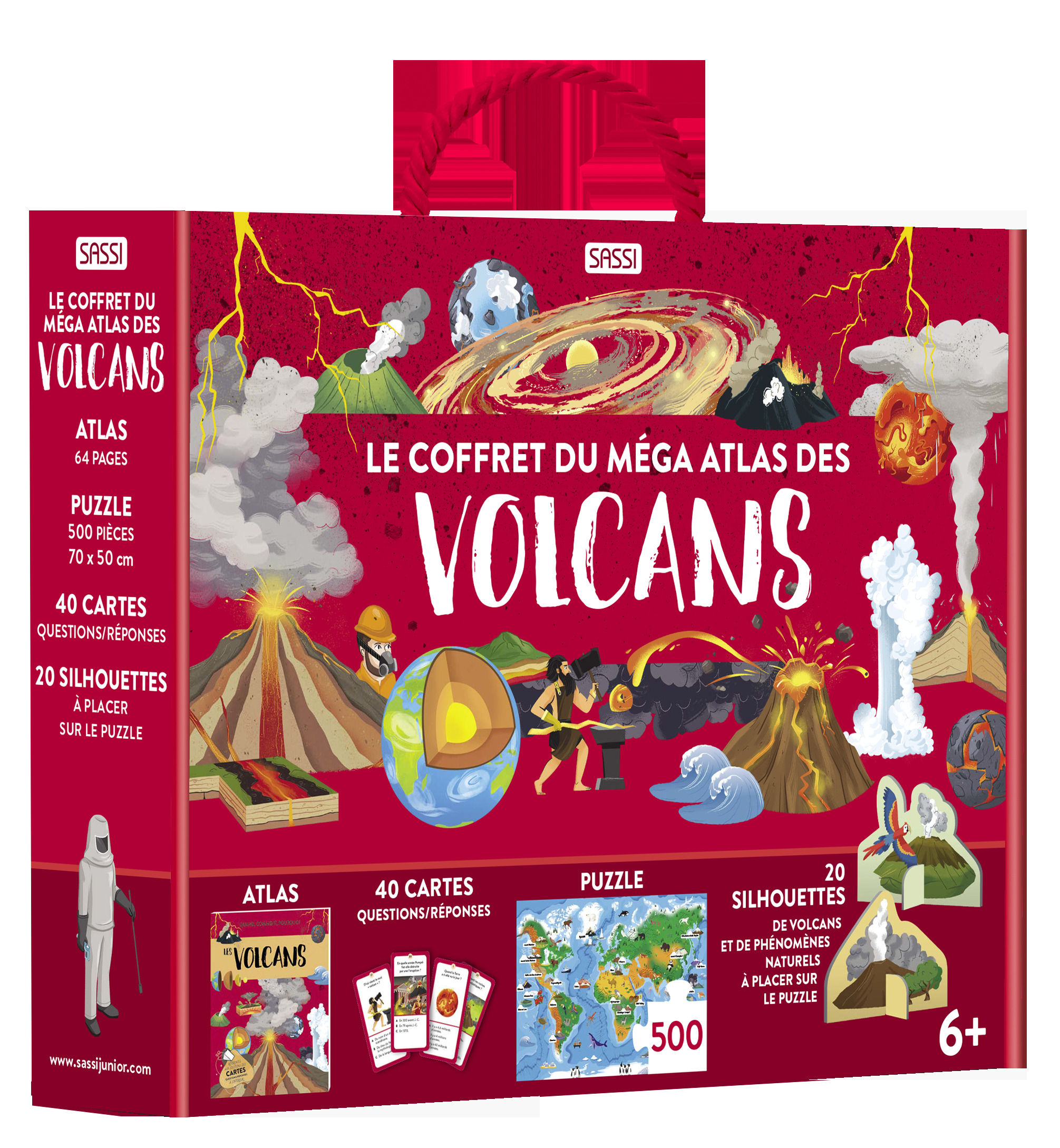 Le coffret du méga atlas des volcans - N.E. 2024