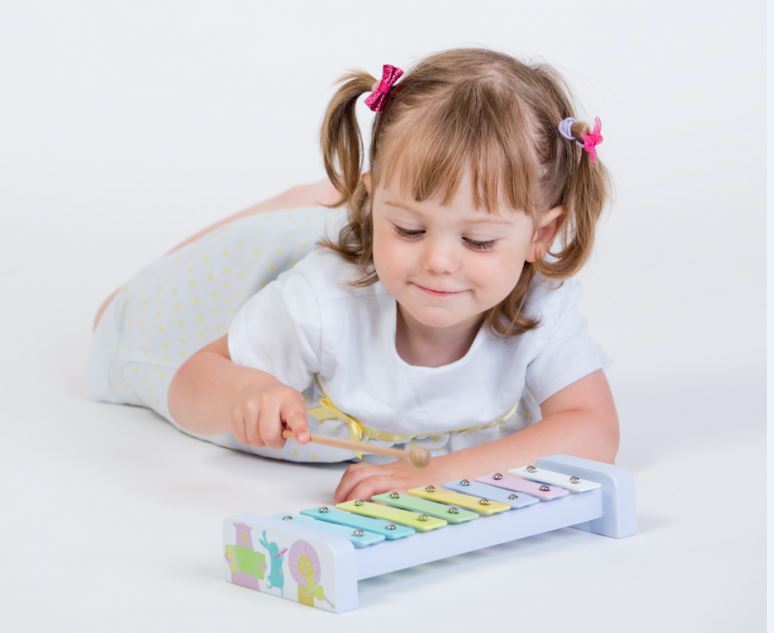 Jeux en bois - Apprends et joue du xylophone