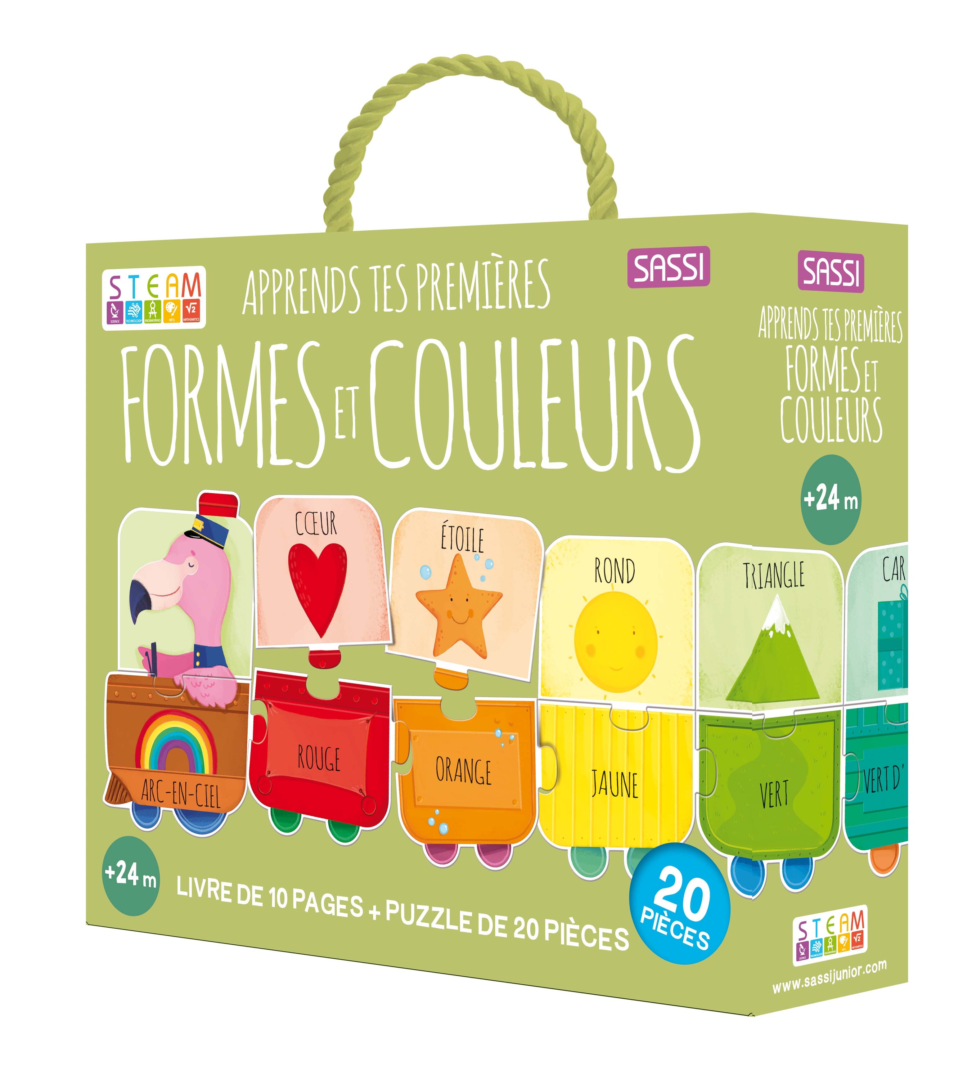Steam puzzle - Apprends tes premières formes et couleurs - N.E. 2024