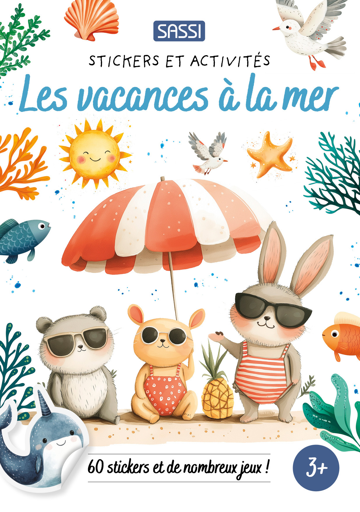 Stickers et activités - Les vacances à la mer