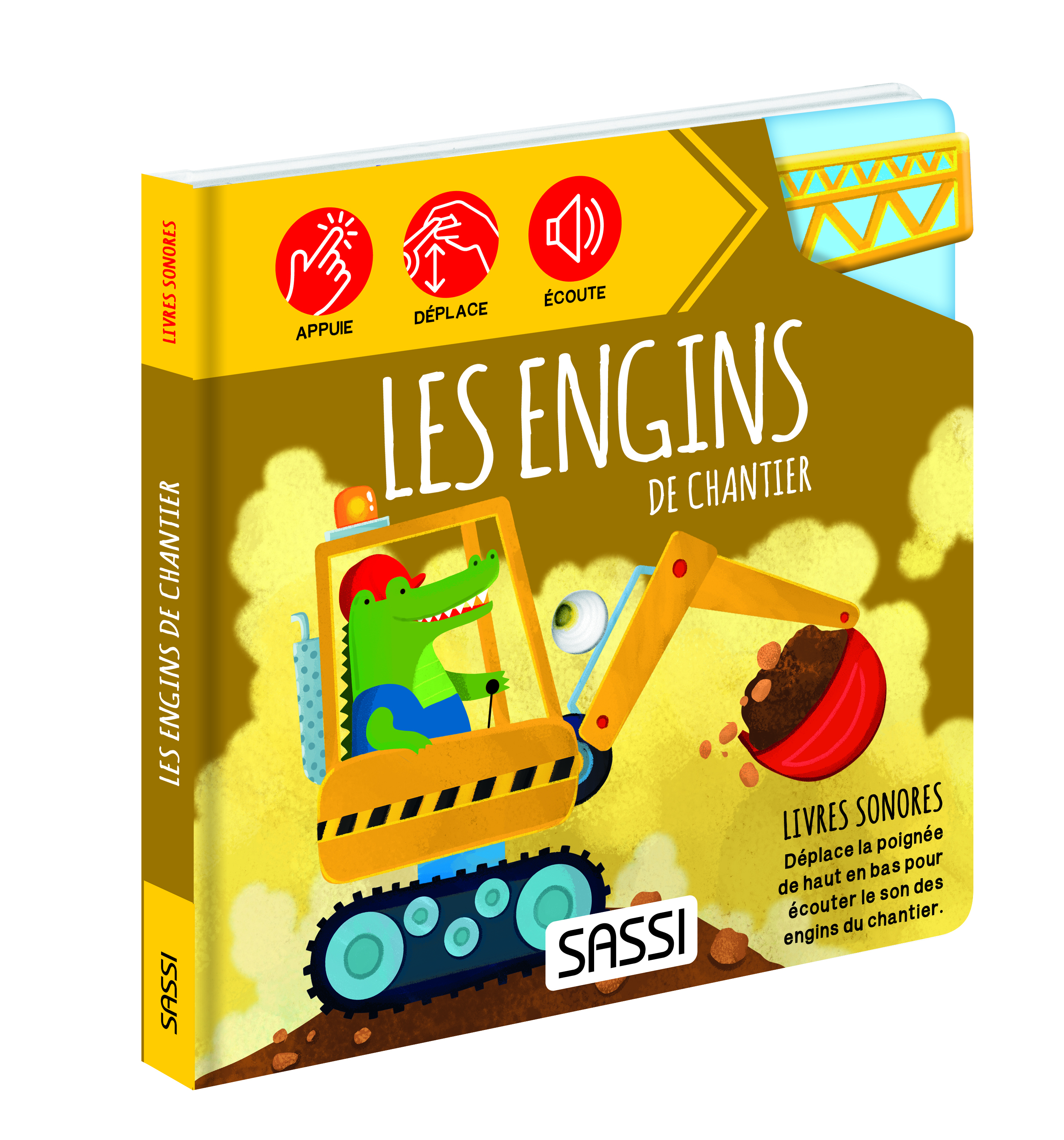 Livres sonores. Les engins de chantier - N.E. 2023
