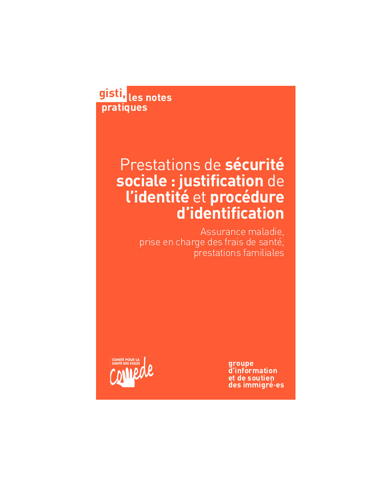 Prestations de sécurité sociale: justification de l'identité et procédure d'identification