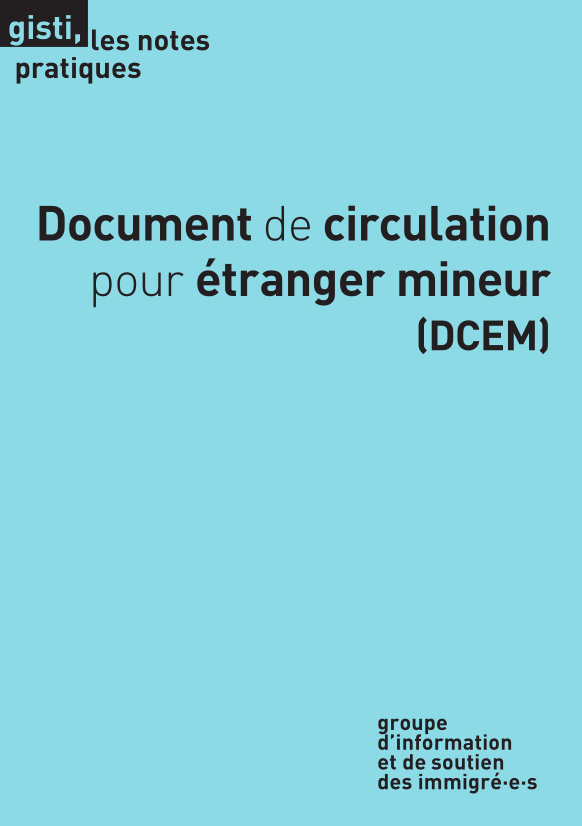 Document de circulation pour étranger mineur, DCEM