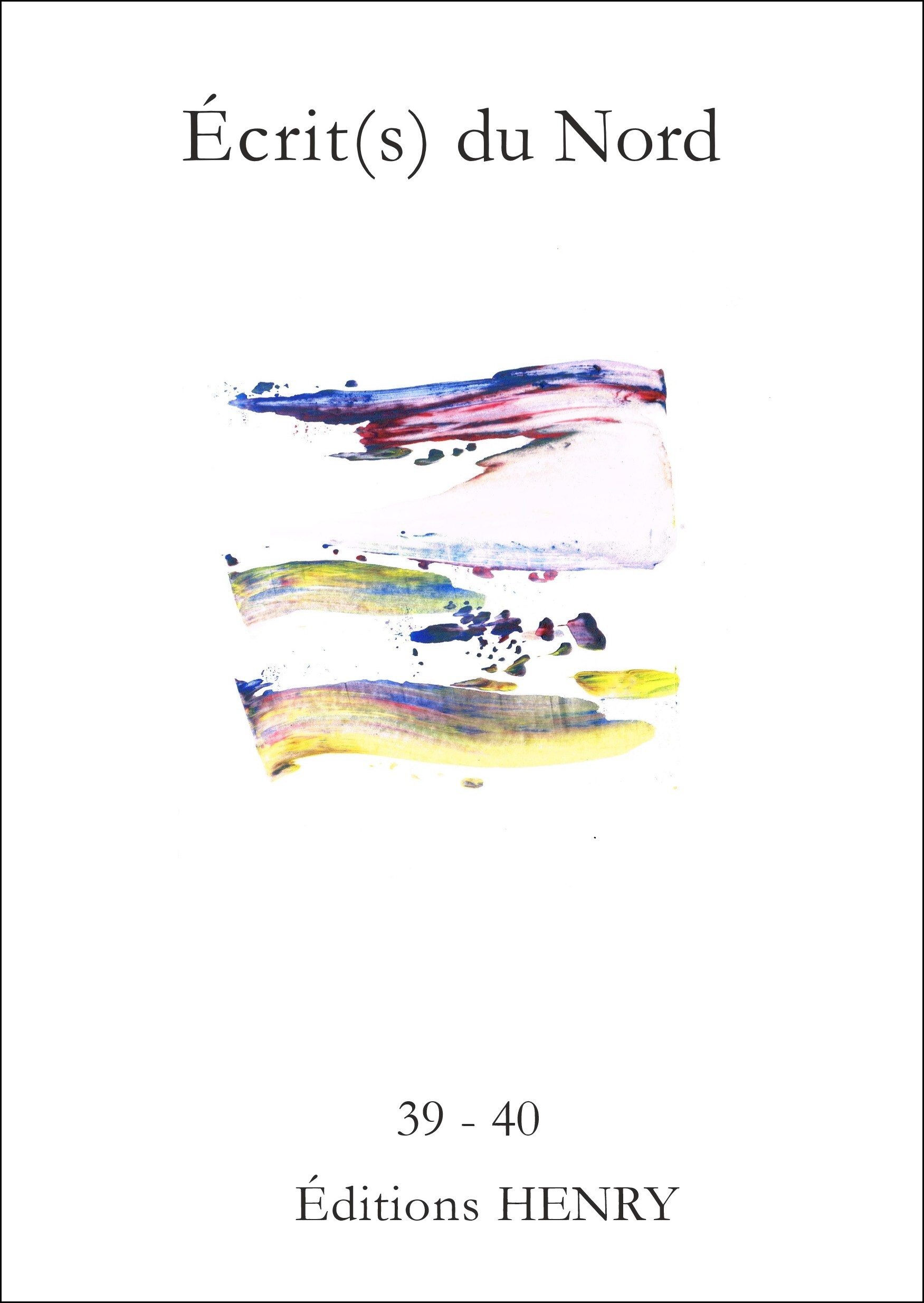 Écrit(s) du Nord 39-40