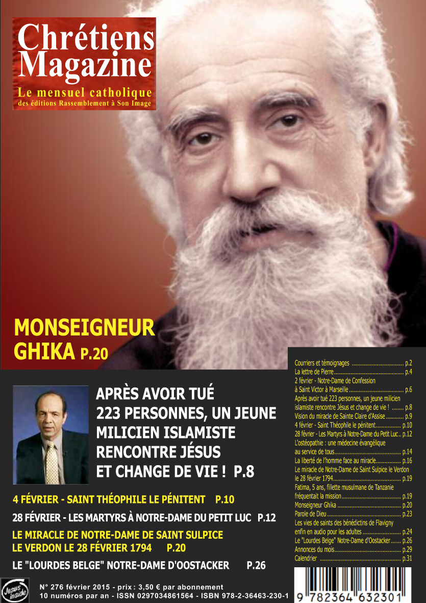 Chrétiens magazine no 276 de février 2015