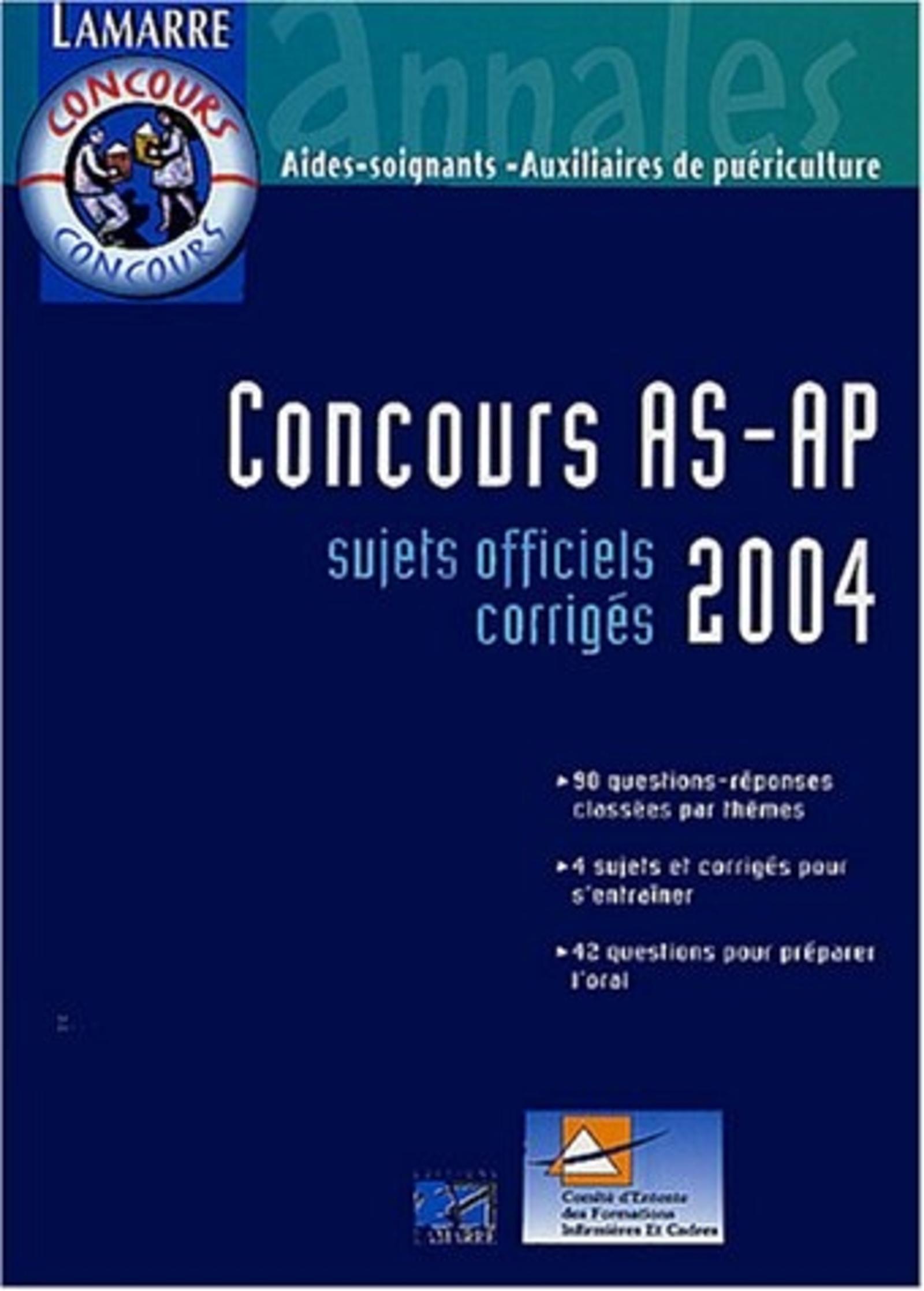 CONCOURS AS/AP 2004