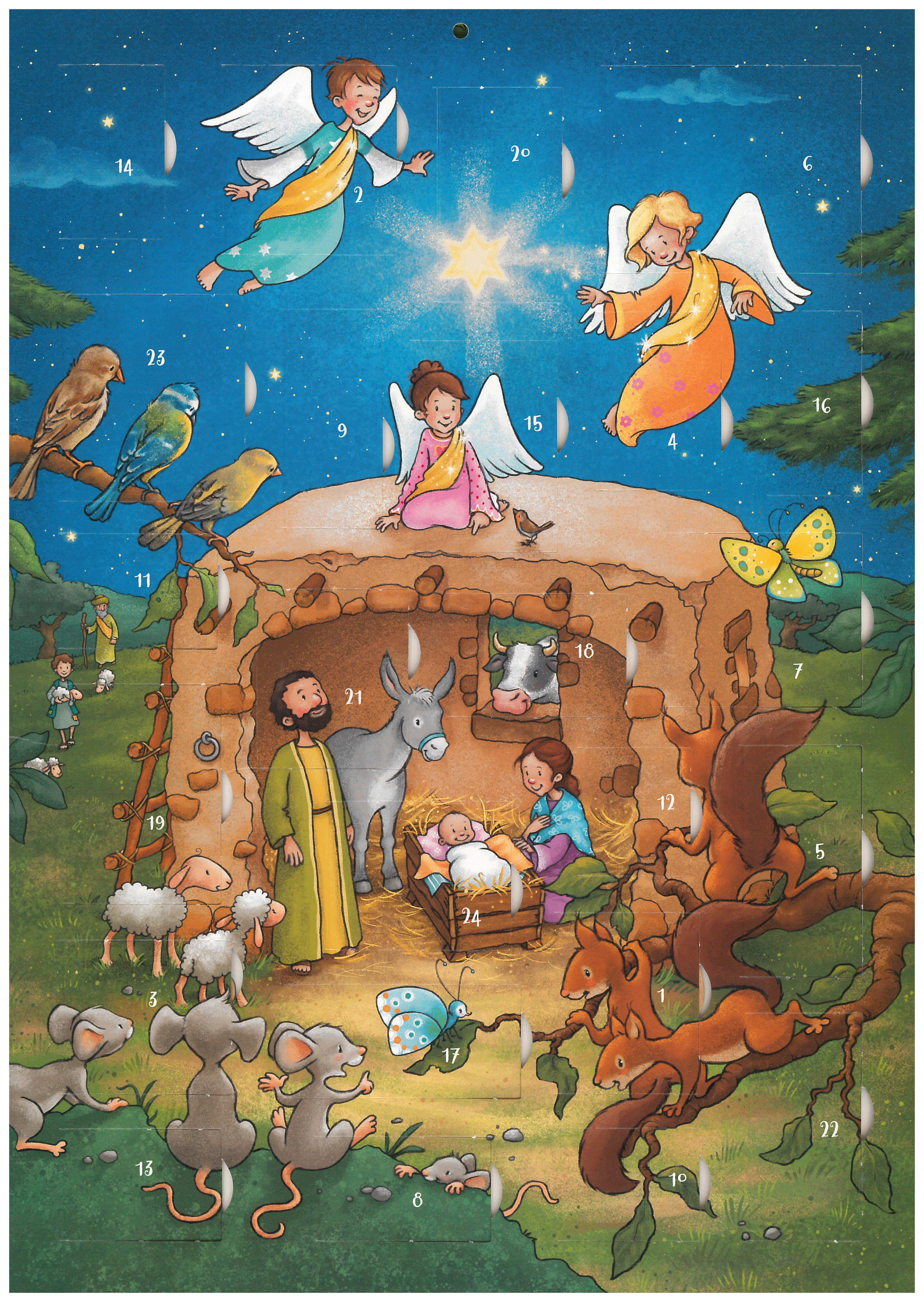 Calendrier magnétique de l'avent