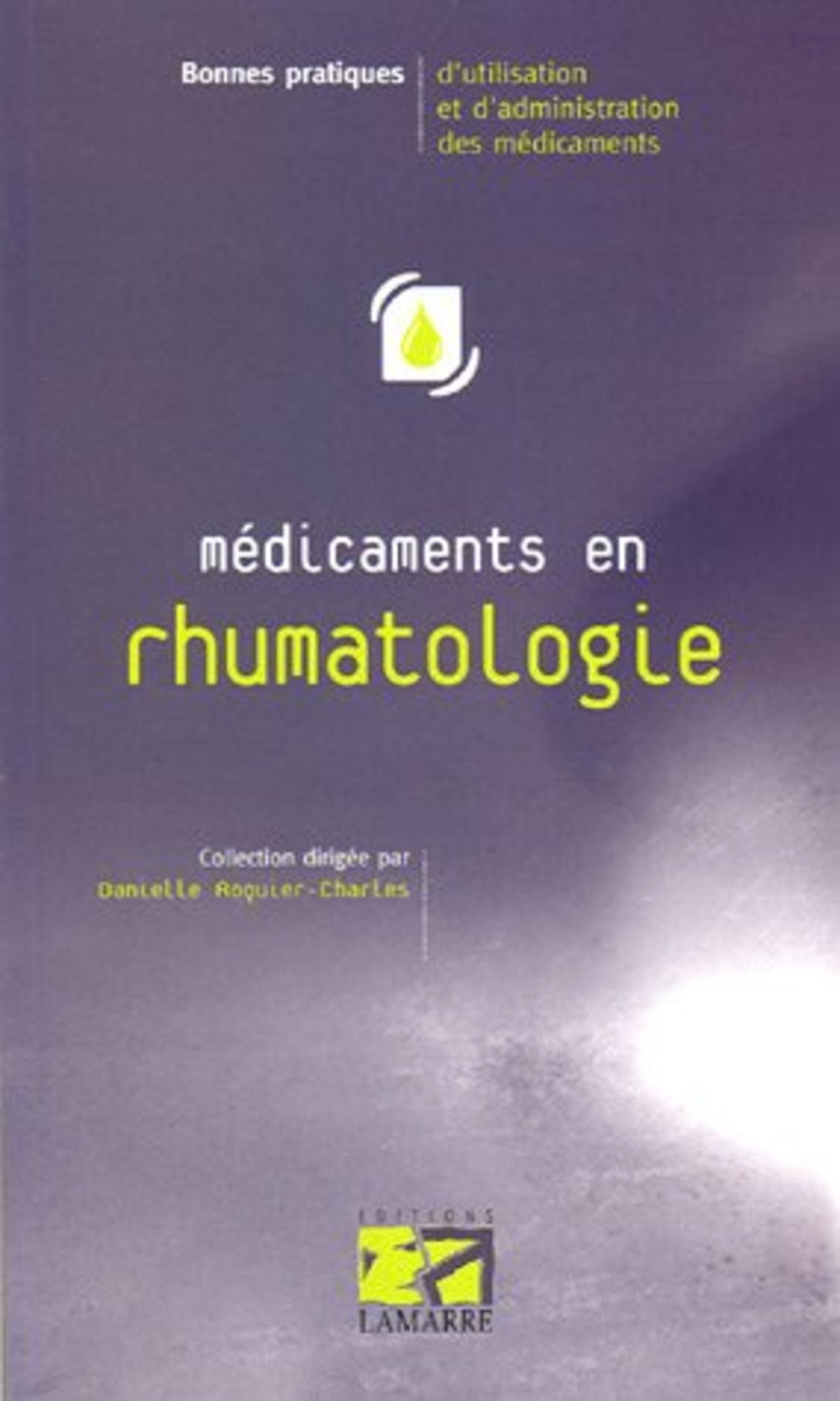 MEDICAMENTS EN RHUMATOLOGIE