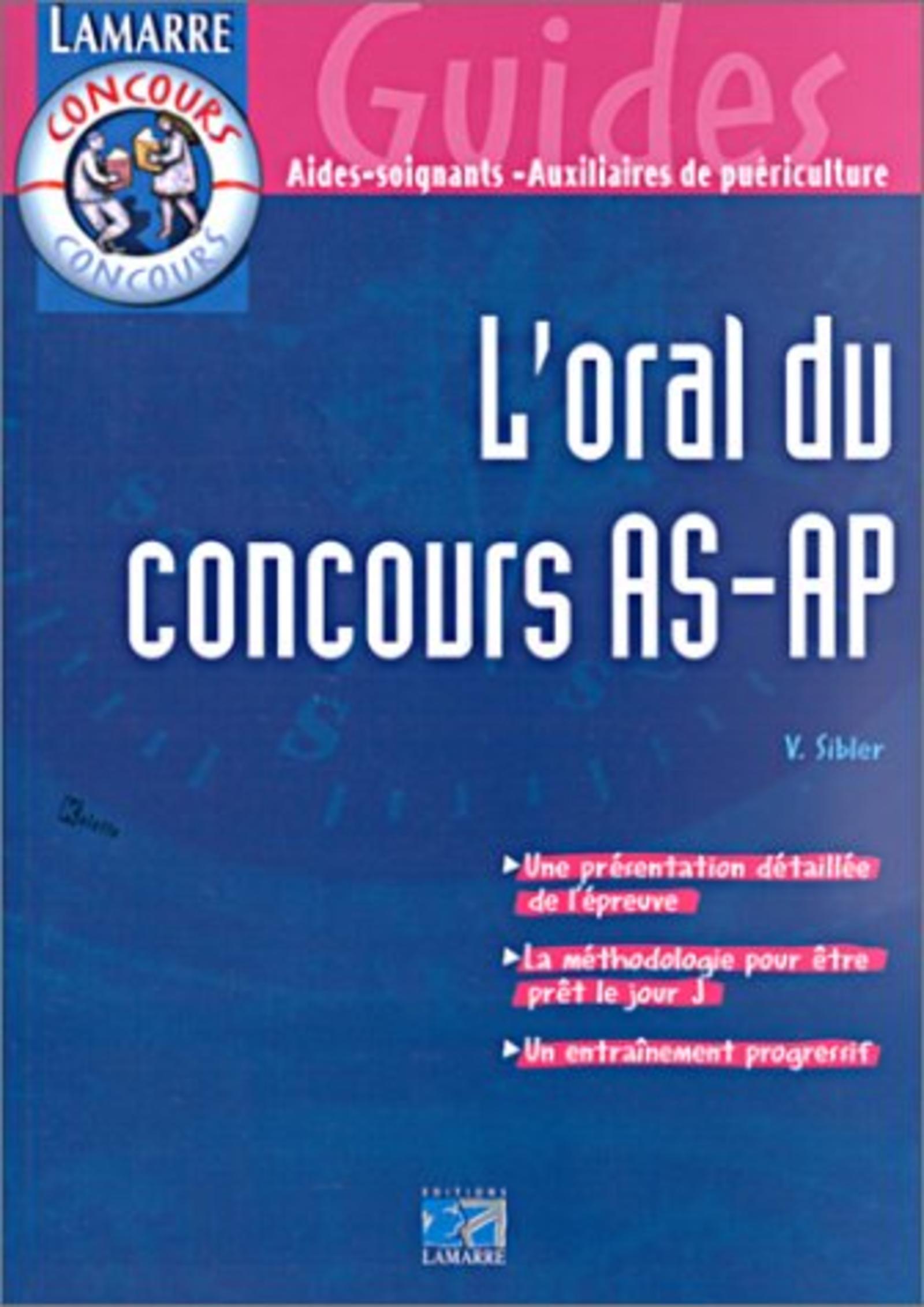 L ORAL DU CONCOURS AS/AP