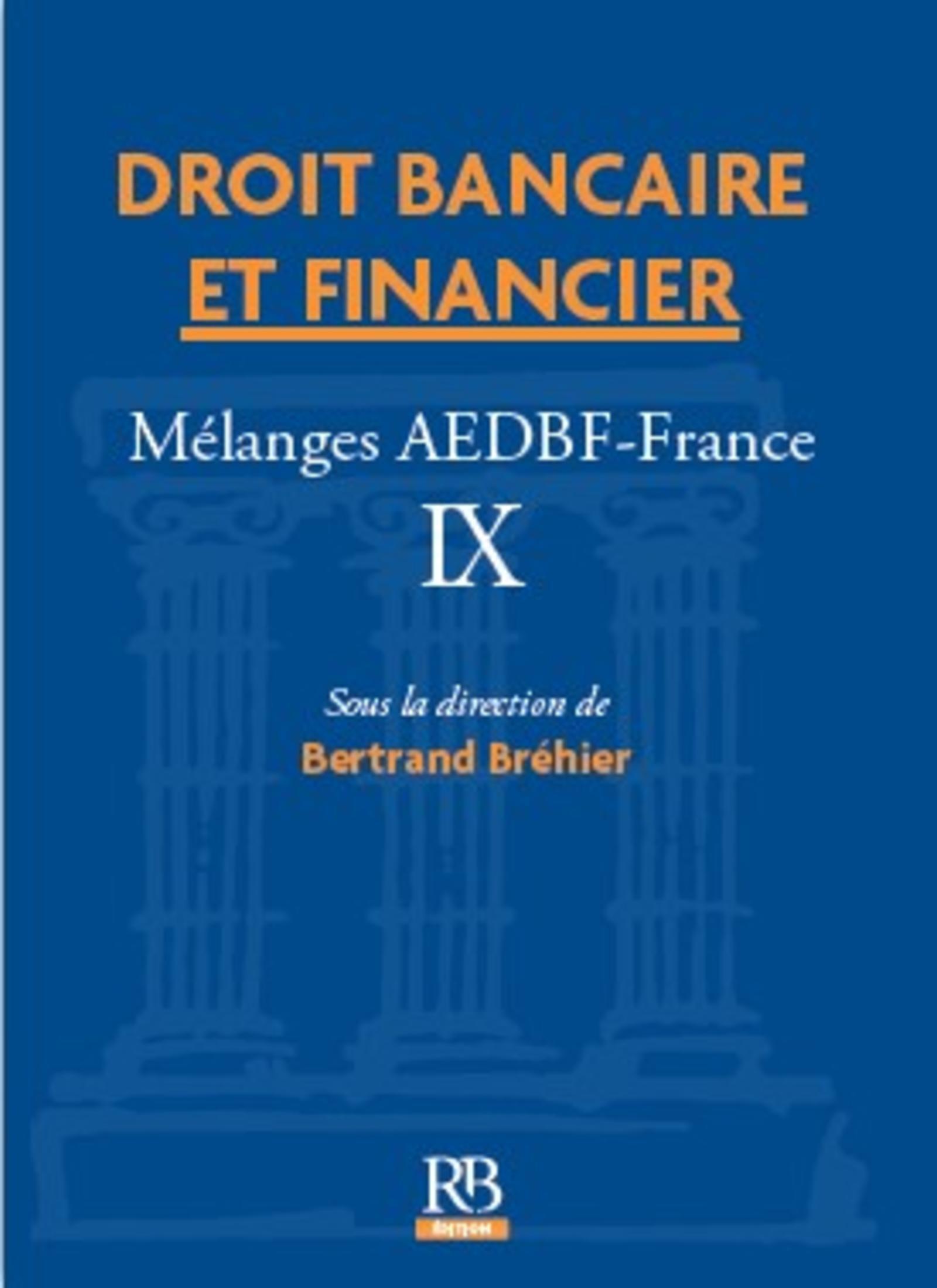Droit bancaire et financier