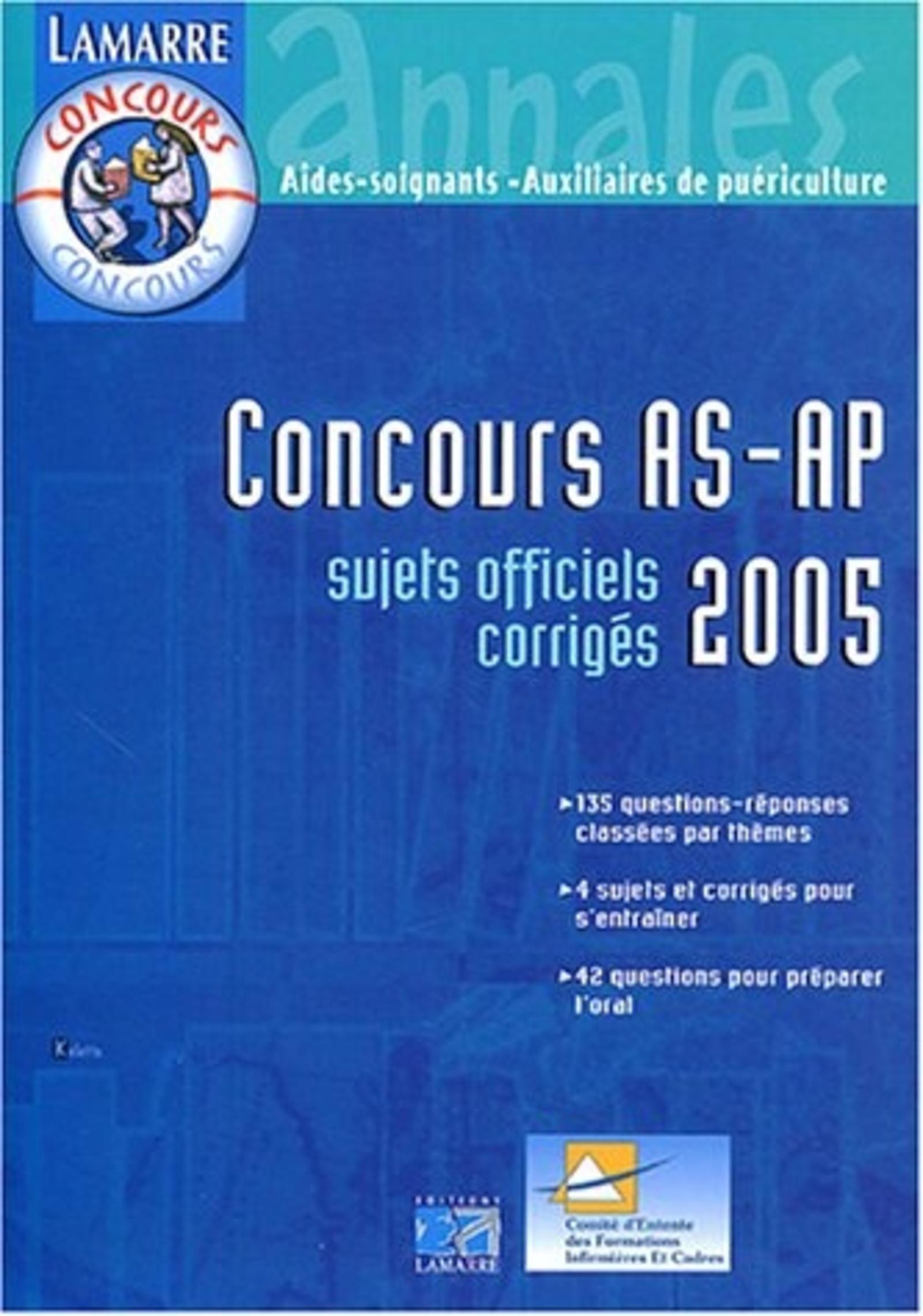 CONCOURS AS/AP 2005