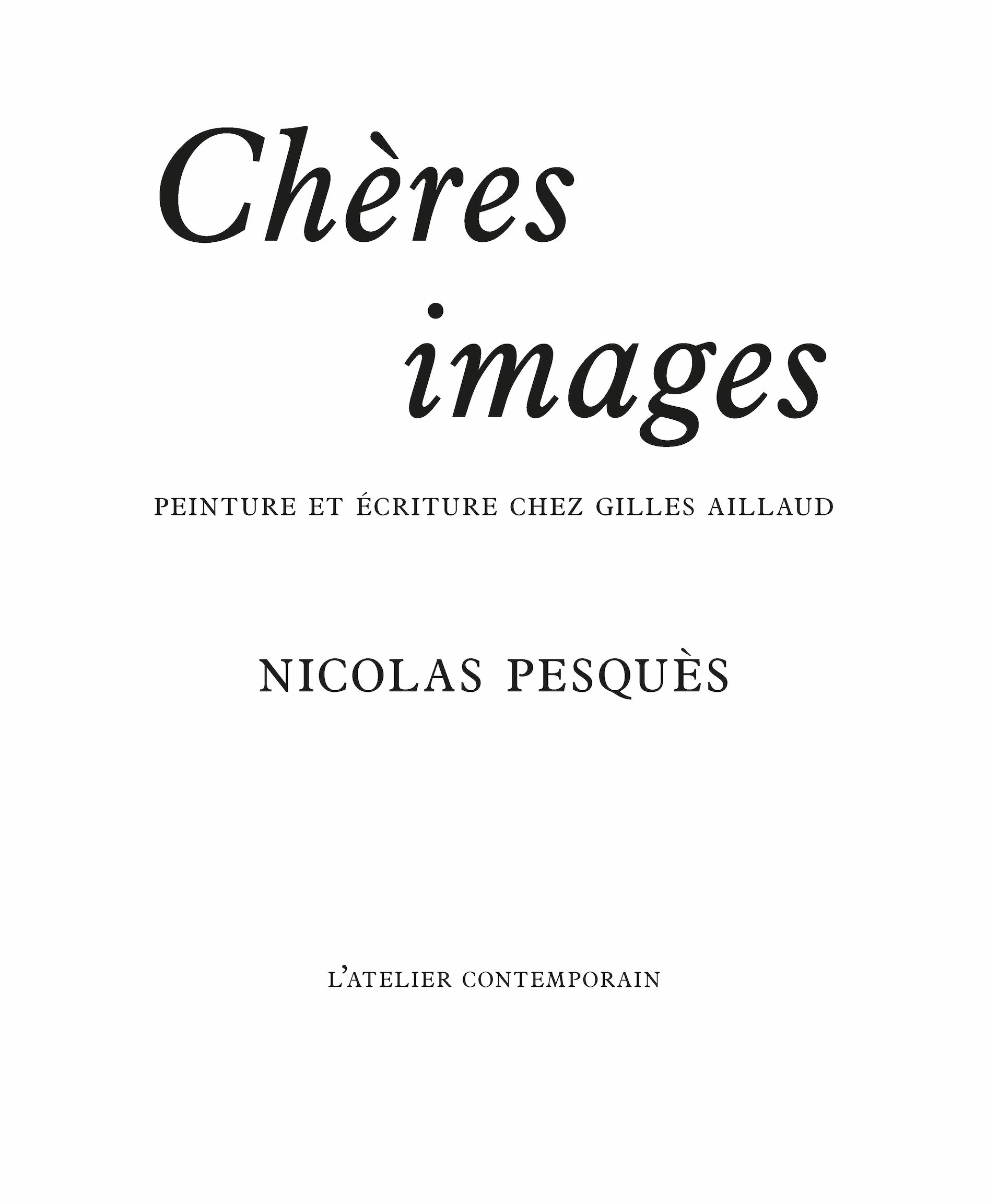 Chères images