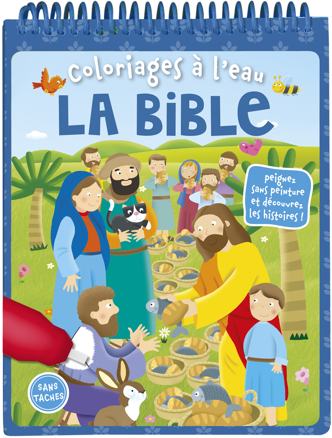 Coloriages à l'eau, la Bible