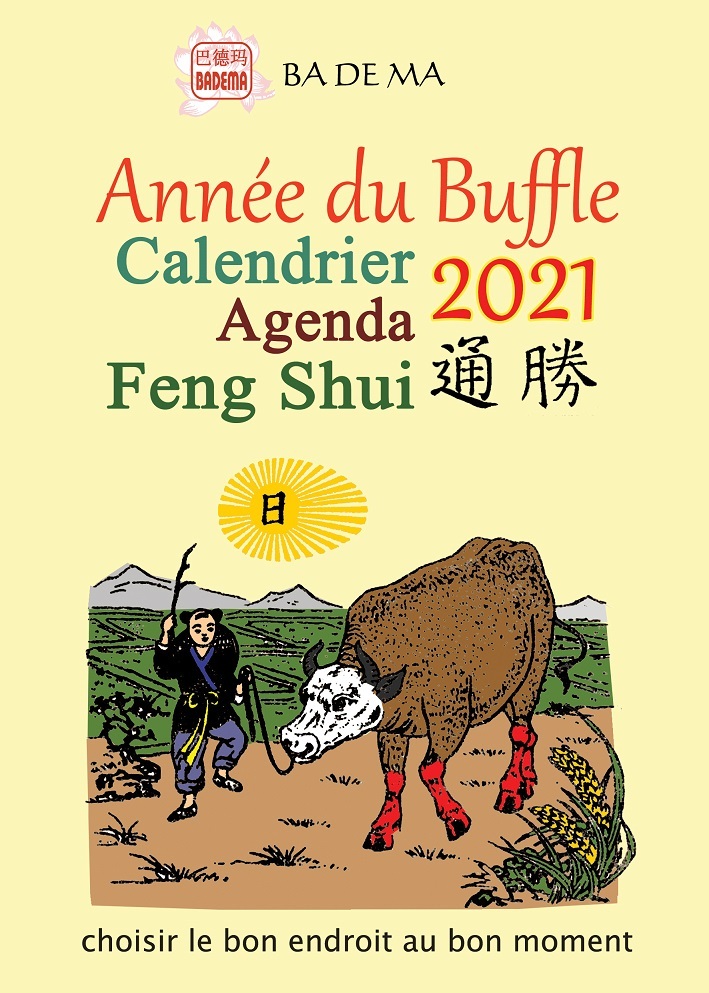 CALENDRIER AGENDA FENG SHUI 2021 - l’année du Buffle