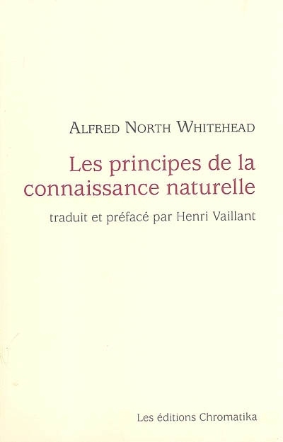 LES PRINCIPES DE LA CONNAISSANCE NATURELLE