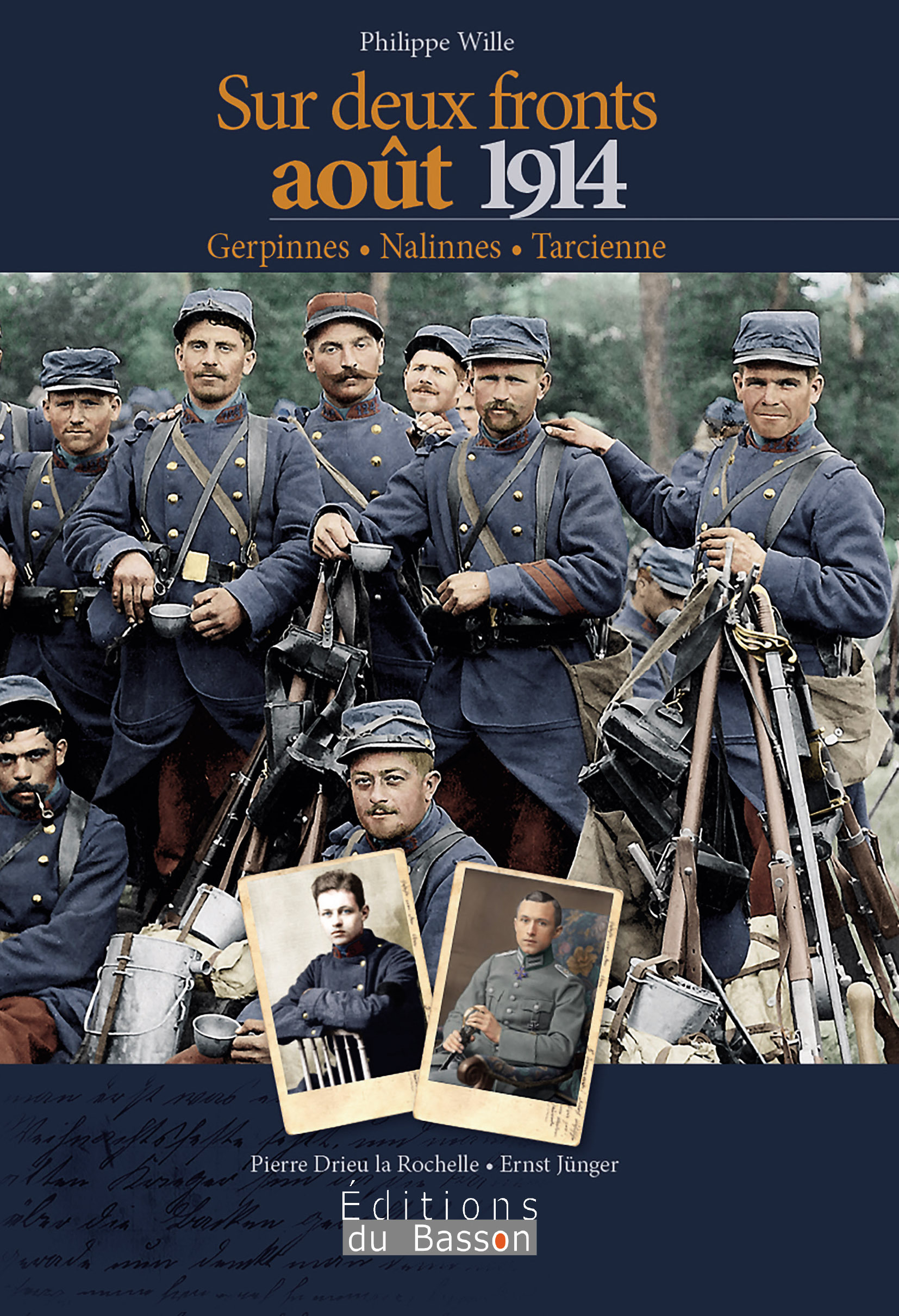 SUR DEUX FRONTS, AOUT 1914, GERPINNES, NALINNES, TARCIENNE