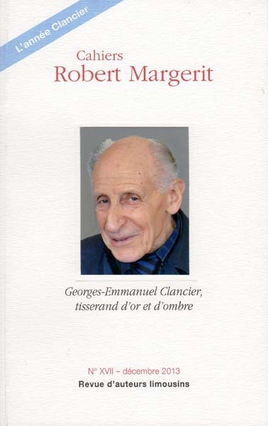 Cahiers Robert Margerit N°XVII