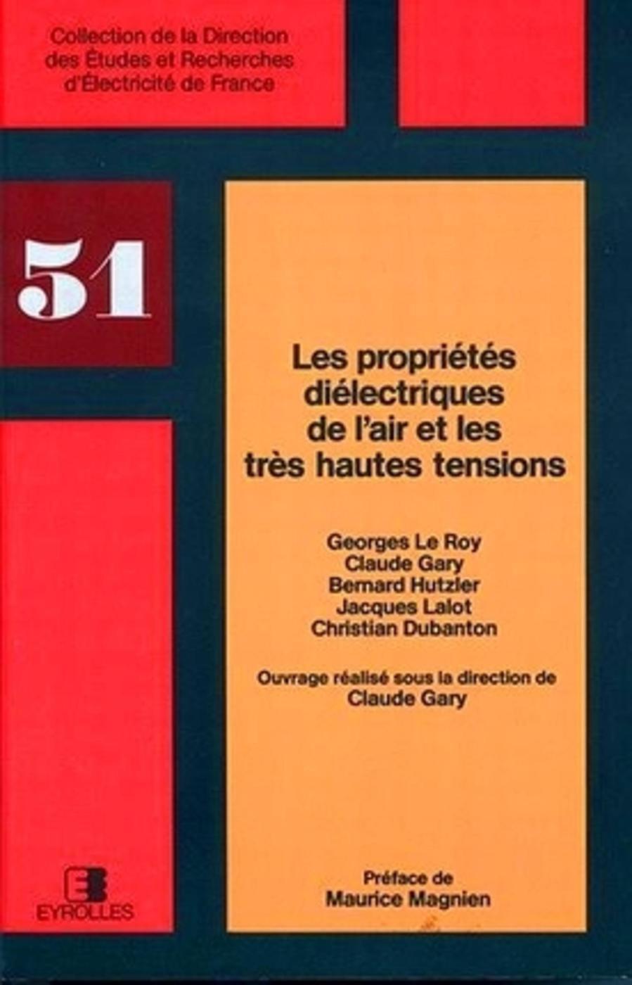 Les propriétés diélectriques de l'air et les très hautes tensions