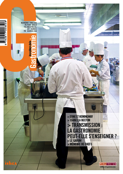 LES CAHIERS DE LA GASTRONOMIE N 13