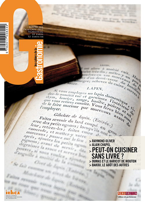 LES CAHIERS DE LA GASTRONOMIE N 6