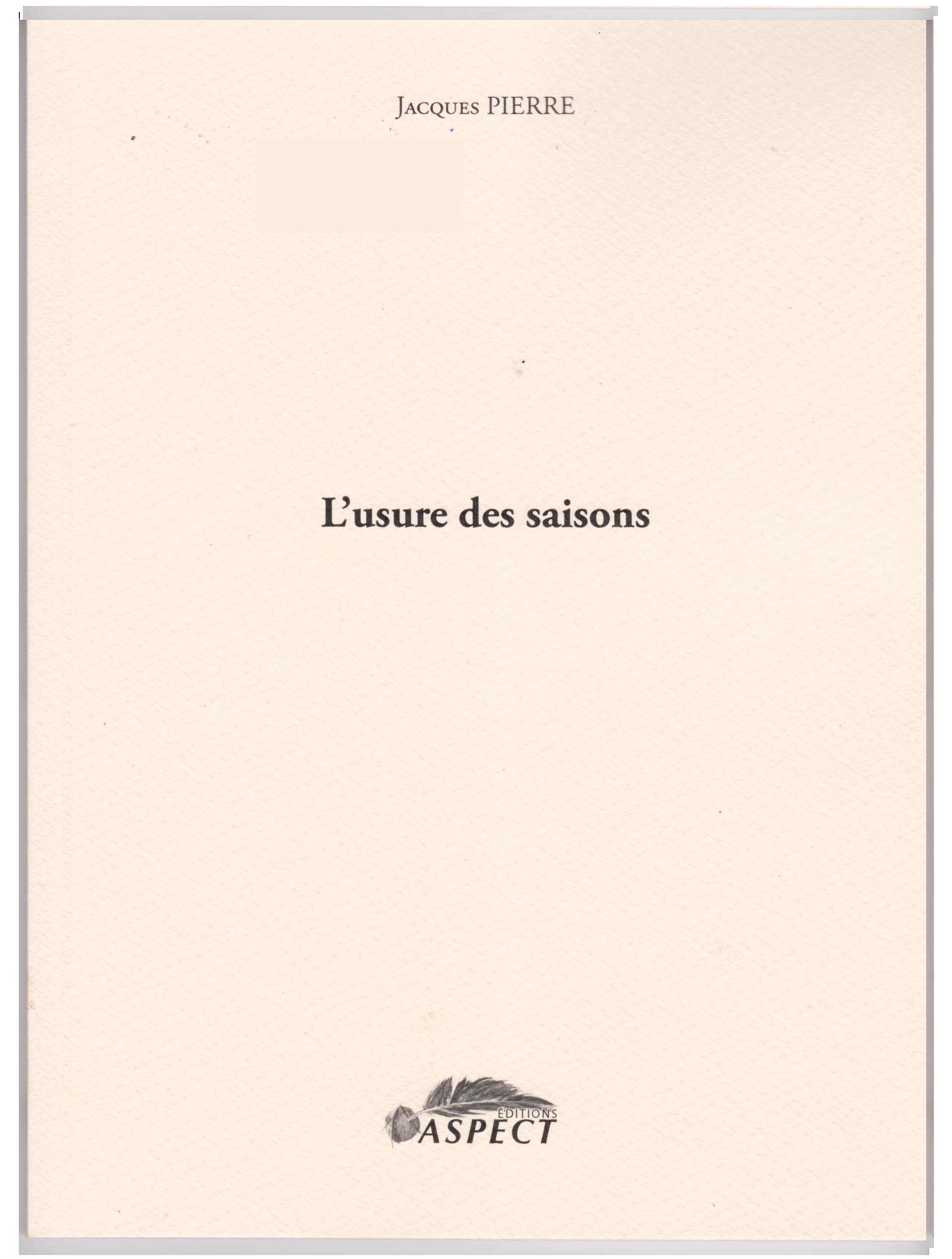 L'usure des saisons