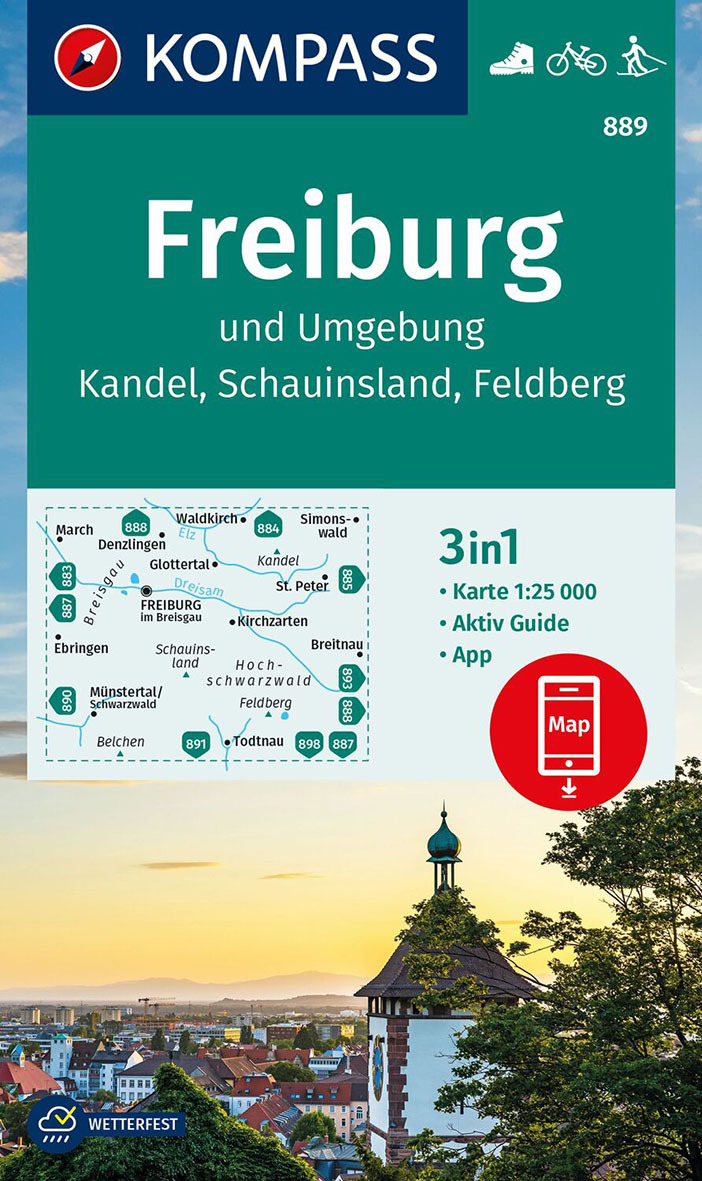 889 FREIBURG UND UMGEBUNG KANDEL SCHAUINSLAND FELDBERG