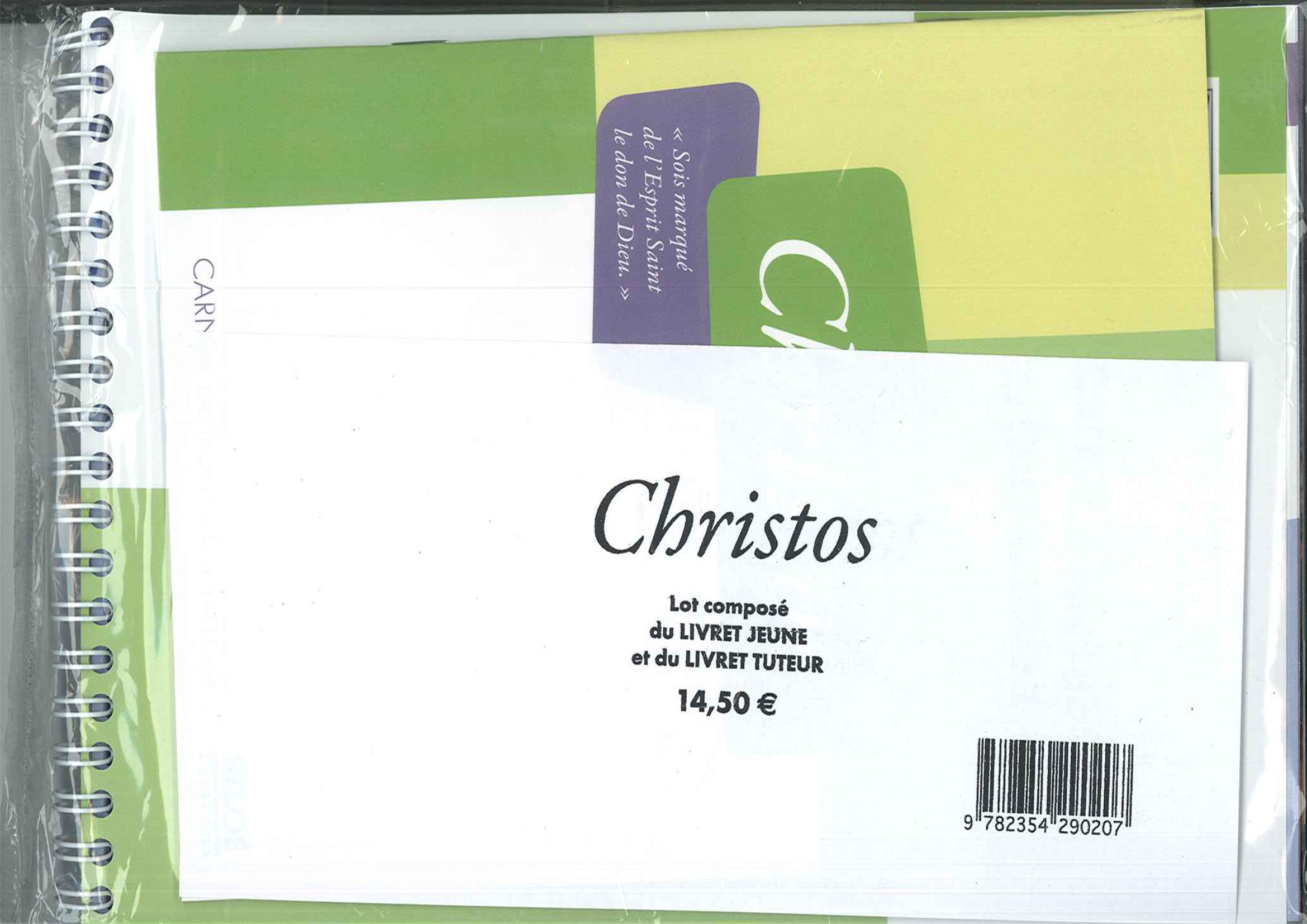CHRISTOS - Lot composé du Livret Jeune et du Tuteur