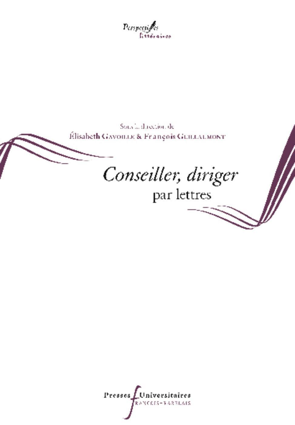 Conseiller, diriger par lettres