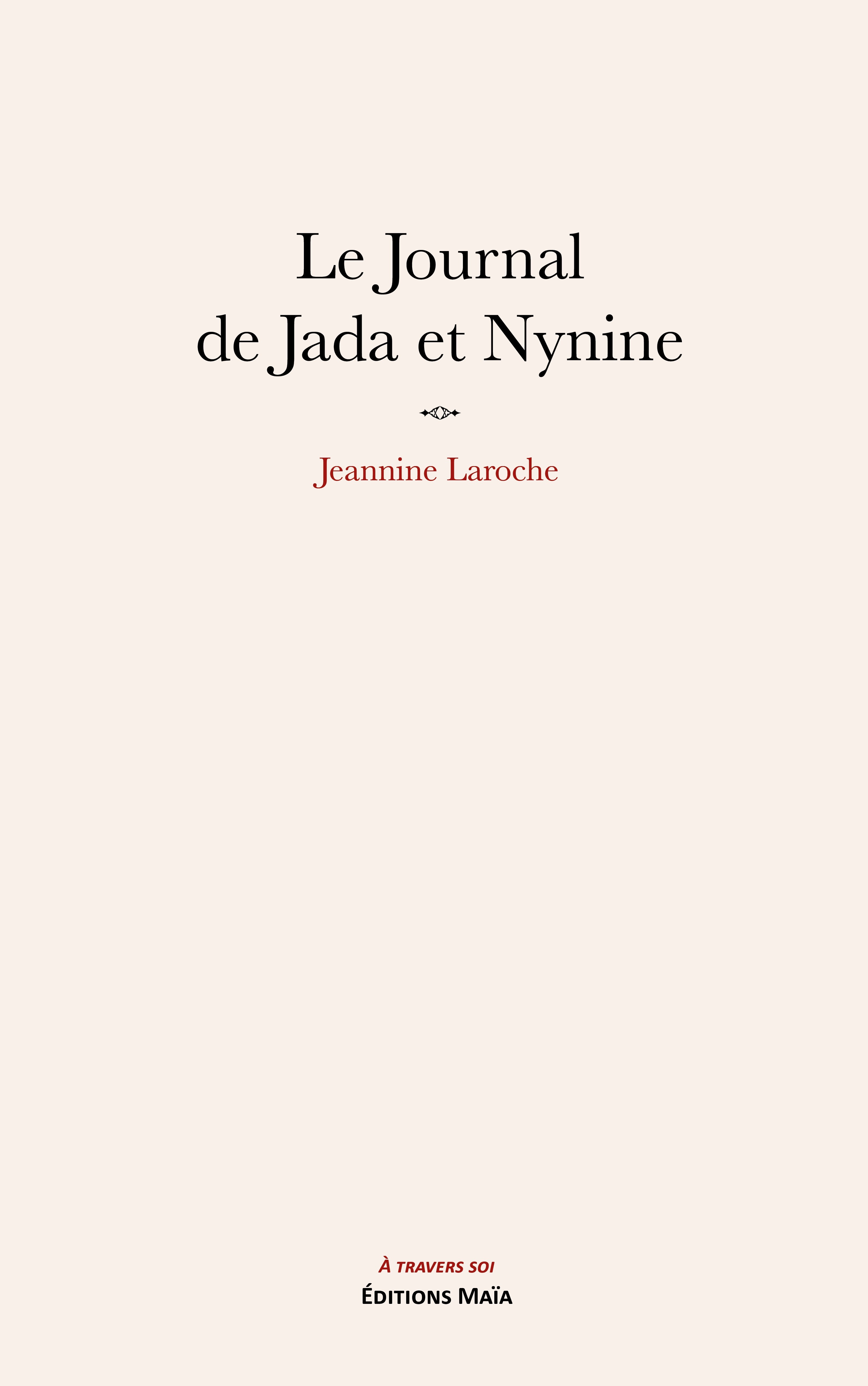 Le Journal de Jada et Nynine