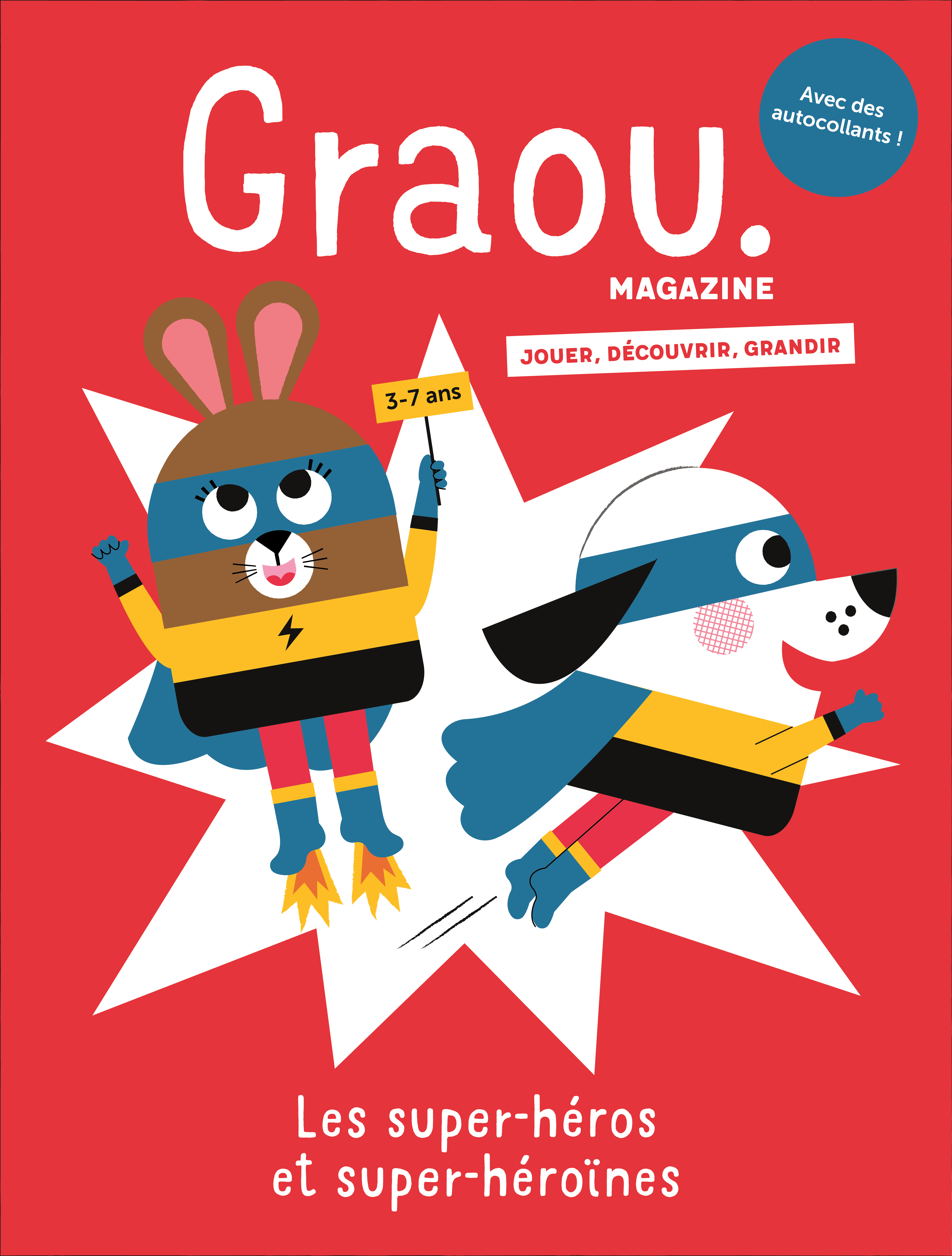 Magazine Graou n°39 - Super-héros et Super-héroïnes - Déc23/Janv24