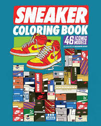 Sneaker Coloring Book /anglais