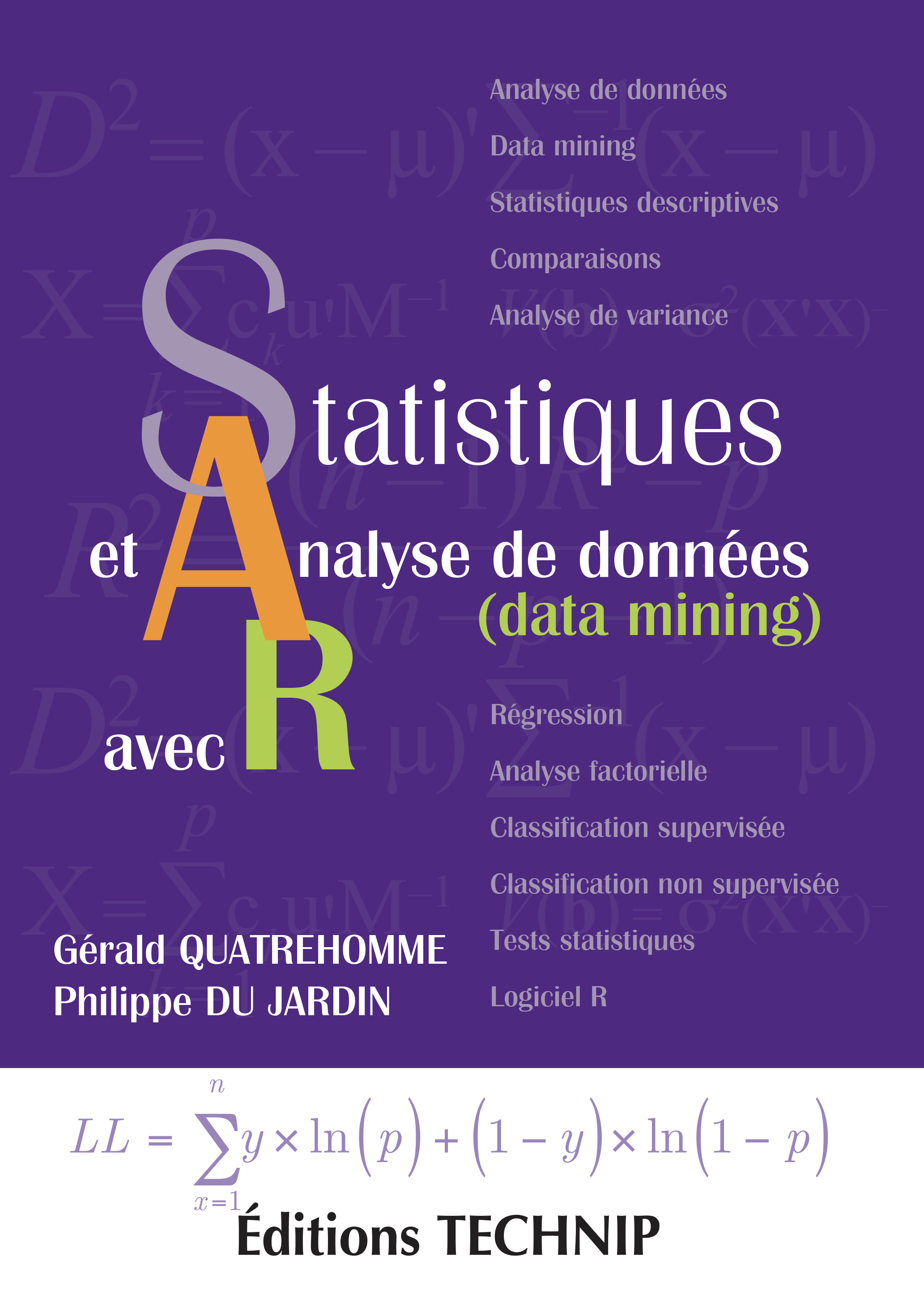 Statistiques et analyse de données (data mining) avec R